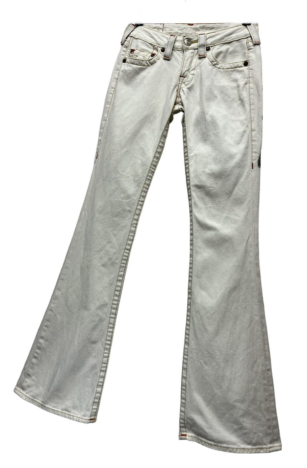 Hot Model Sex 🔥TRUE RELIGION BOBBY 💥VERY RARE💥Embroidery Flared USA Size 25" / US 0 / IT 36 - 5 Thumbnail
