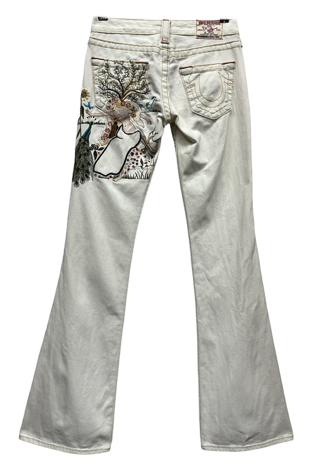 Hot Model Sex 🔥TRUE RELIGION BOBBY 💥VERY RARE💥Embroidery Flared USA Size 25" / US 0 / IT 36 - 6 Thumbnail