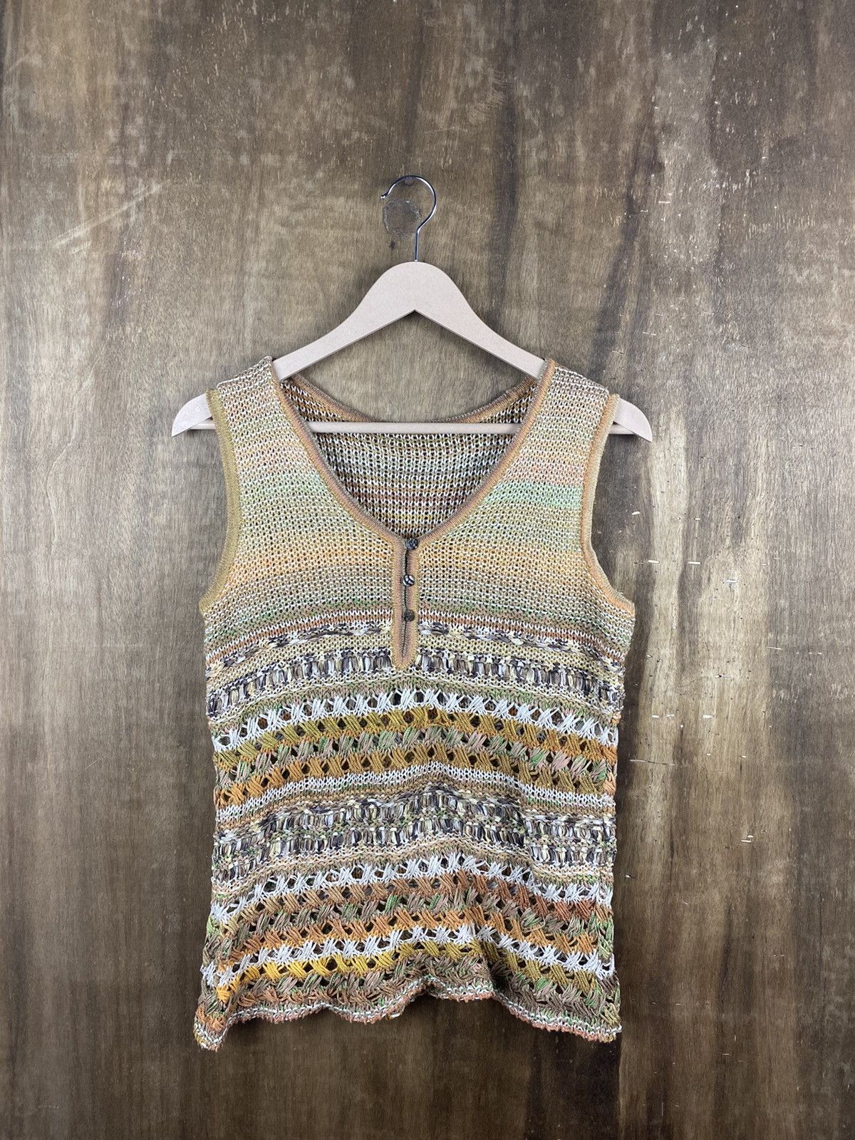 Homespun Knitwear Japan crochet colorful Homespun Knitwear #Z046 Size S / US 4 / IT 40 - 1 Thumbnail