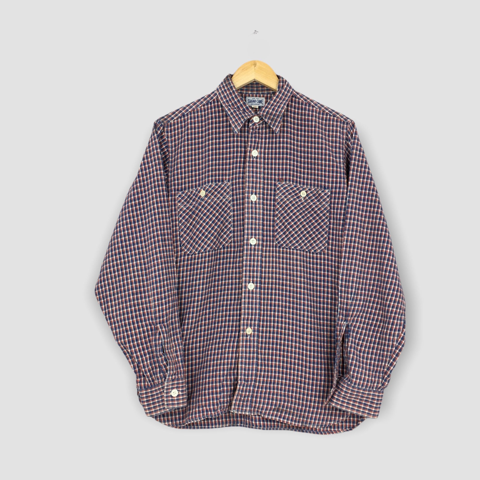 Japanese Brand × Sugar Cane Vintage Sugar Cane Japan Checkered Gingham Oxfords Small Size US S / EU 44-46 / 1 - 1 Thumbnail