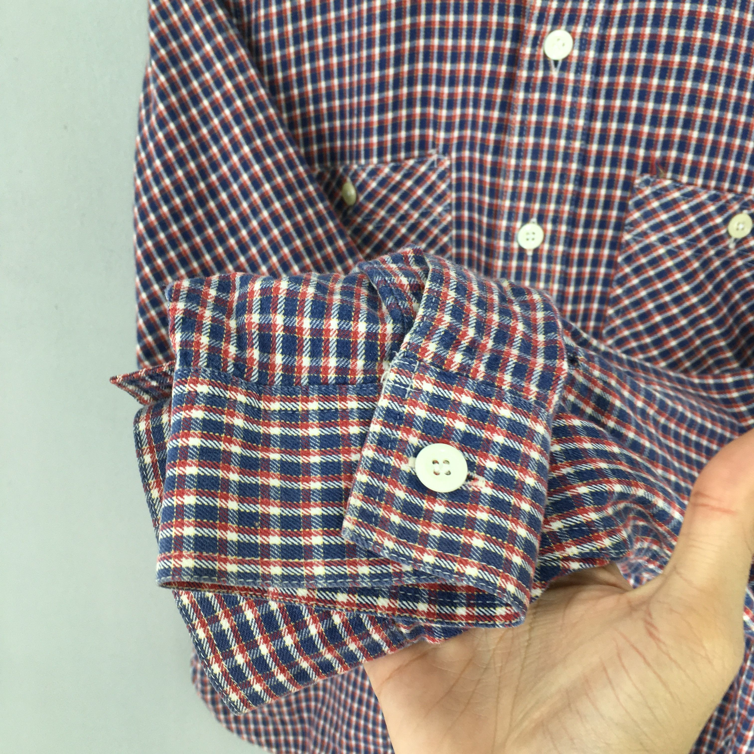 Japanese Brand × Sugar Cane Vintage Sugar Cane Japan Checkered Gingham Oxfords Small Size US S / EU 44-46 / 1 - 5 Thumbnail