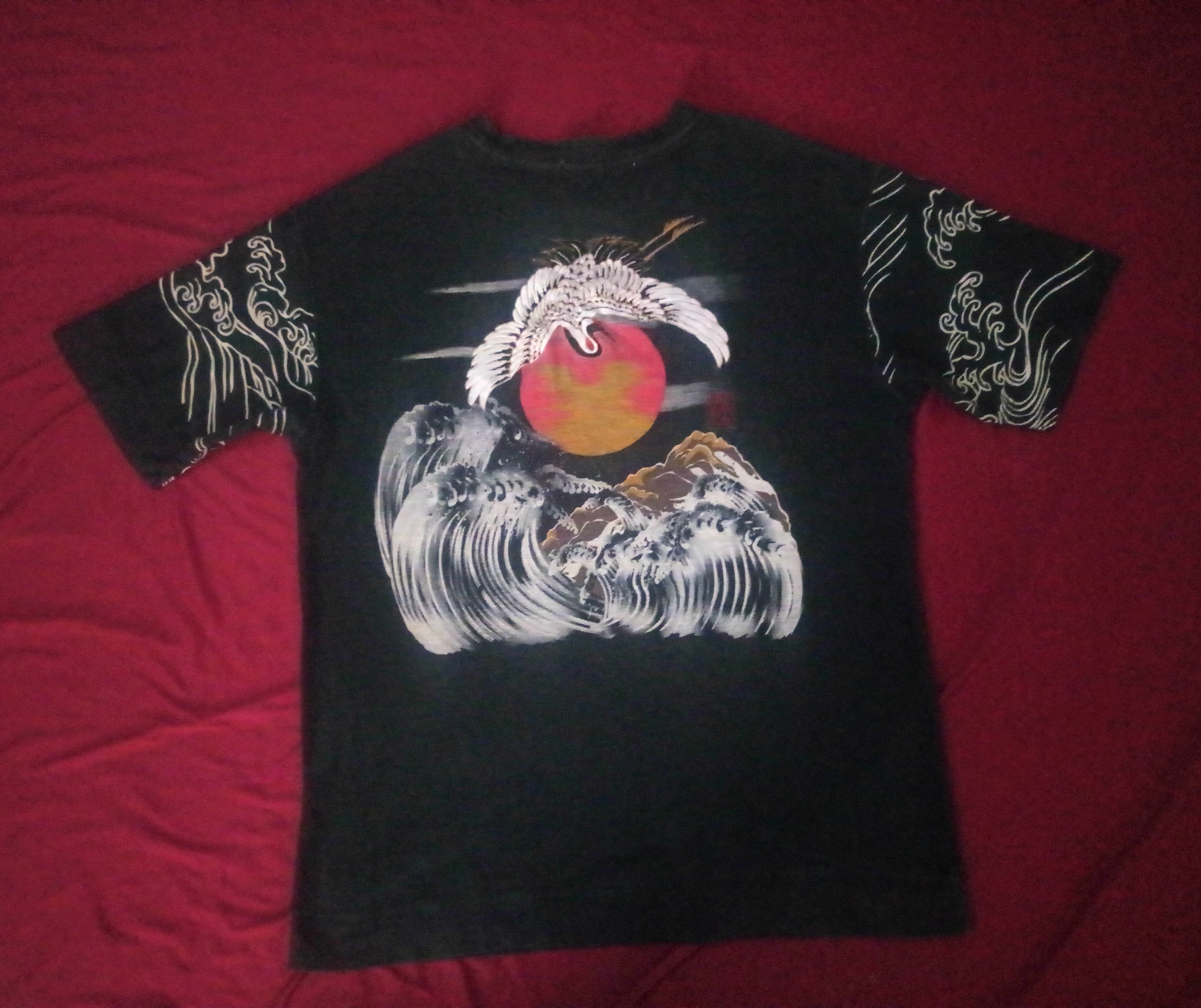 Japanese Brand Japanese Art embroidery shirt japan sukajan koi dragon Size US L / EU 52-54 / 3 - 3 Thumbnail