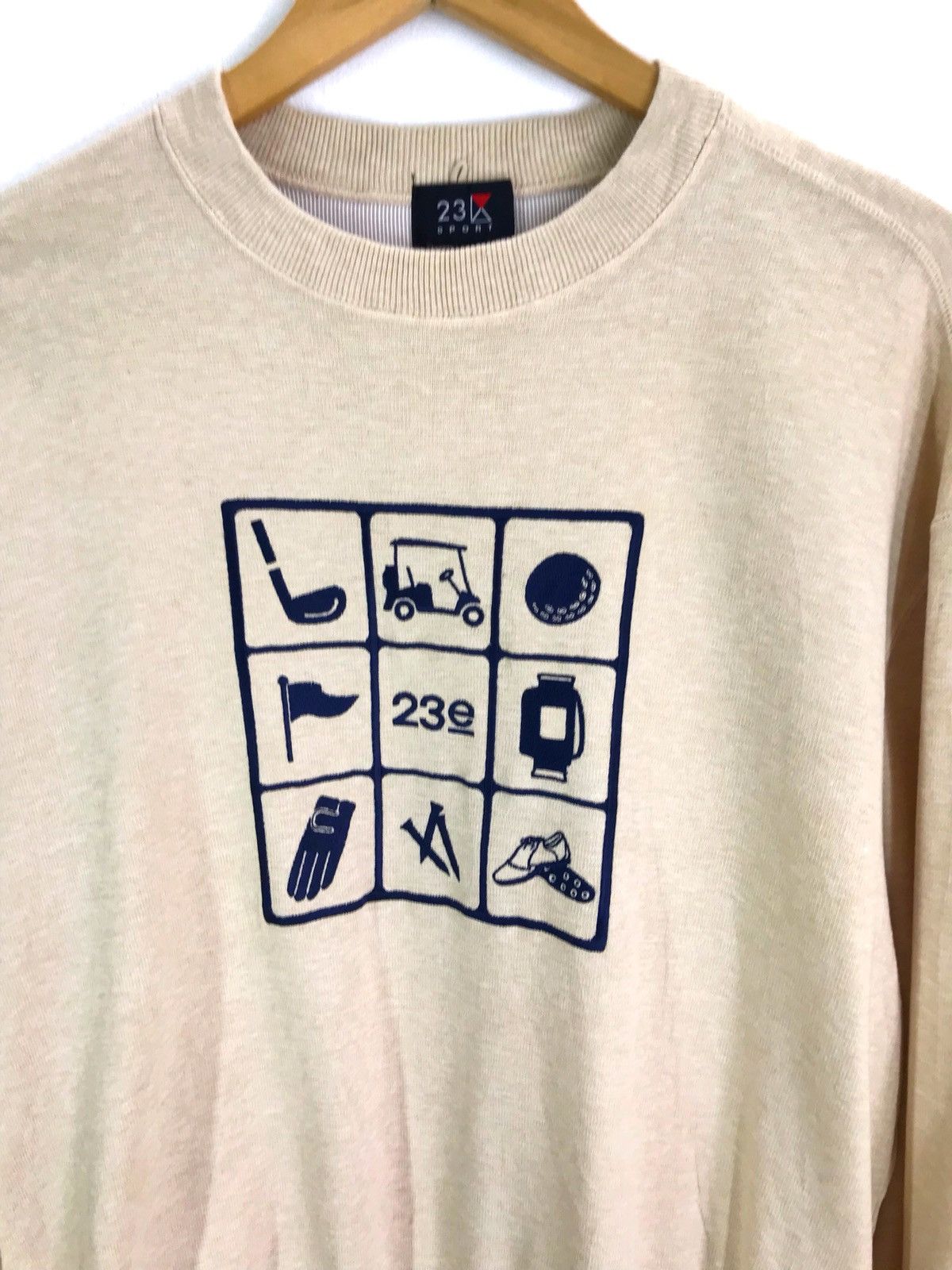 Japanese Brand × Vintage Japanese Brand 23e SPORT Embroidered Pullover Sweatshirt Size US L / EU 52-54 / 3 - 2 Thumbnail