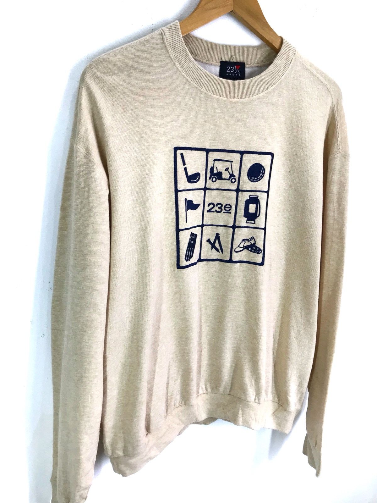 Japanese Brand × Vintage Japanese Brand 23e SPORT Embroidered Pullover Sweatshirt Size US L / EU 52-54 / 3 - 3 Thumbnail