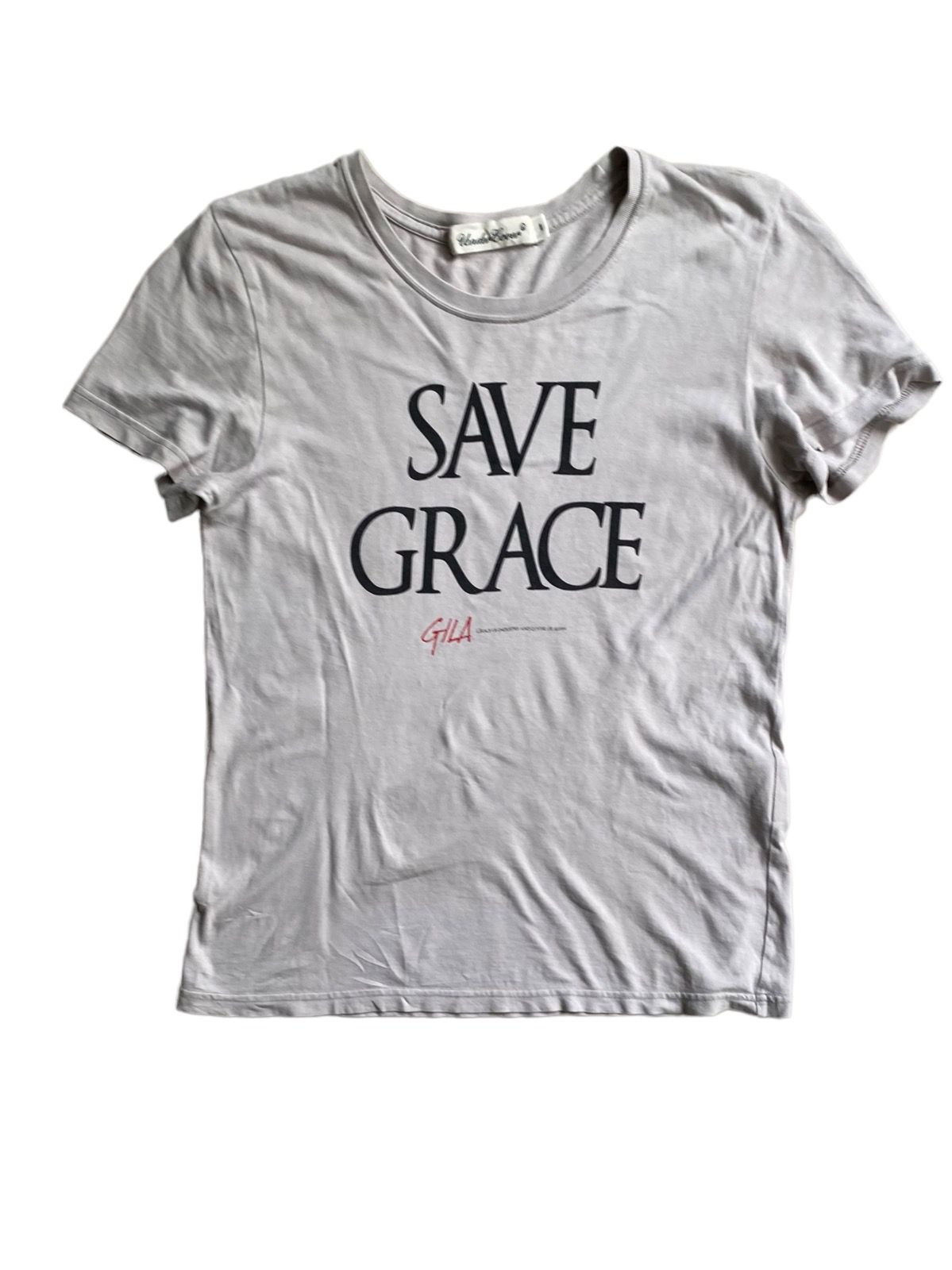 Pre-owned Undercover Save Grace T Shirt In Grey