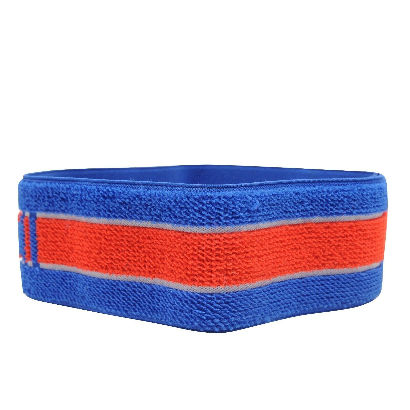 Gucci GG Logo Headband Blue Red Jacquard Web Striped - 01075 Size ONE SIZE - 2 Thumbnail