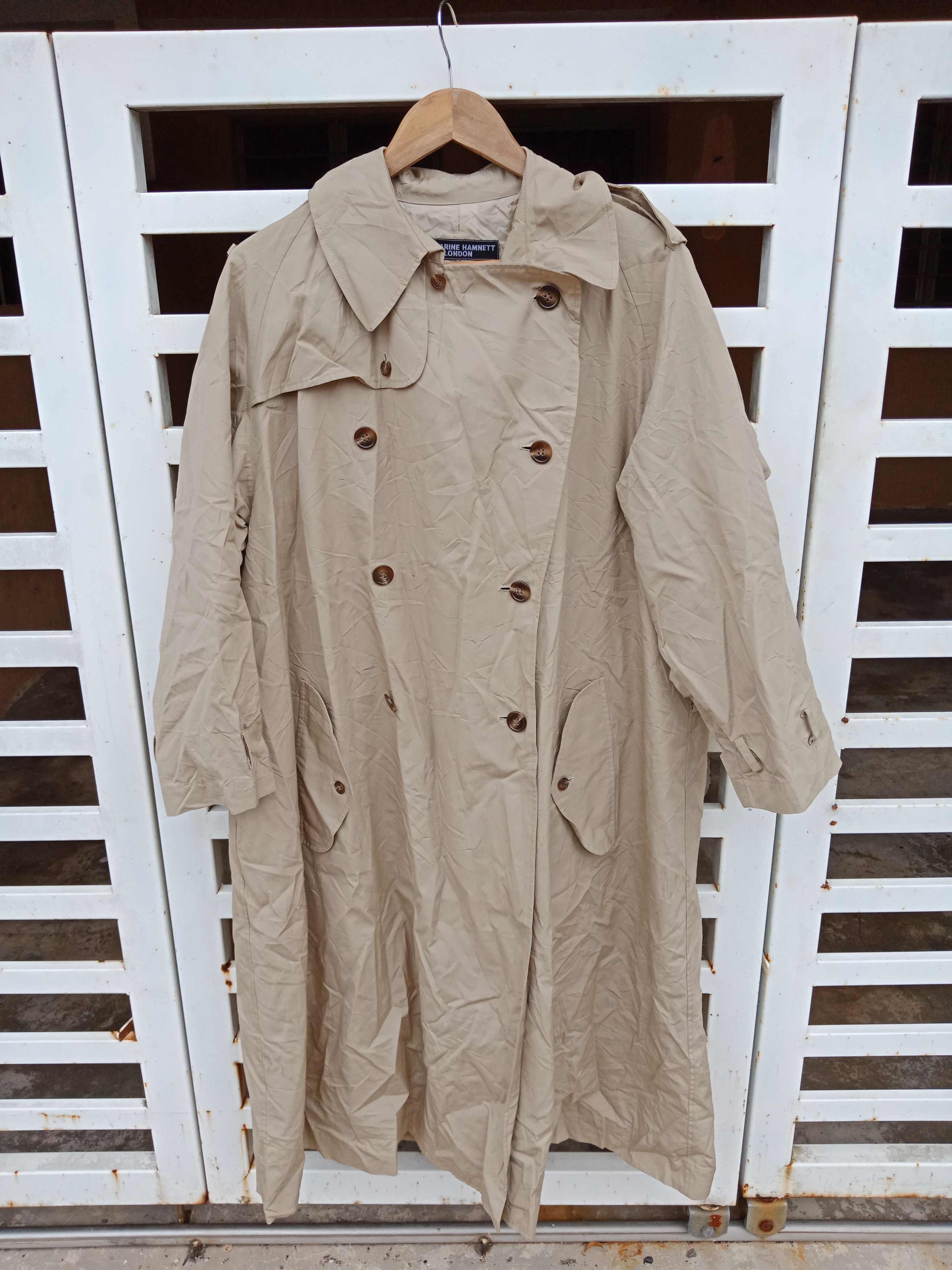 Katharine Hamnett London 🔥 KATHARINE E HAMNETT LONG COAT / JACKET