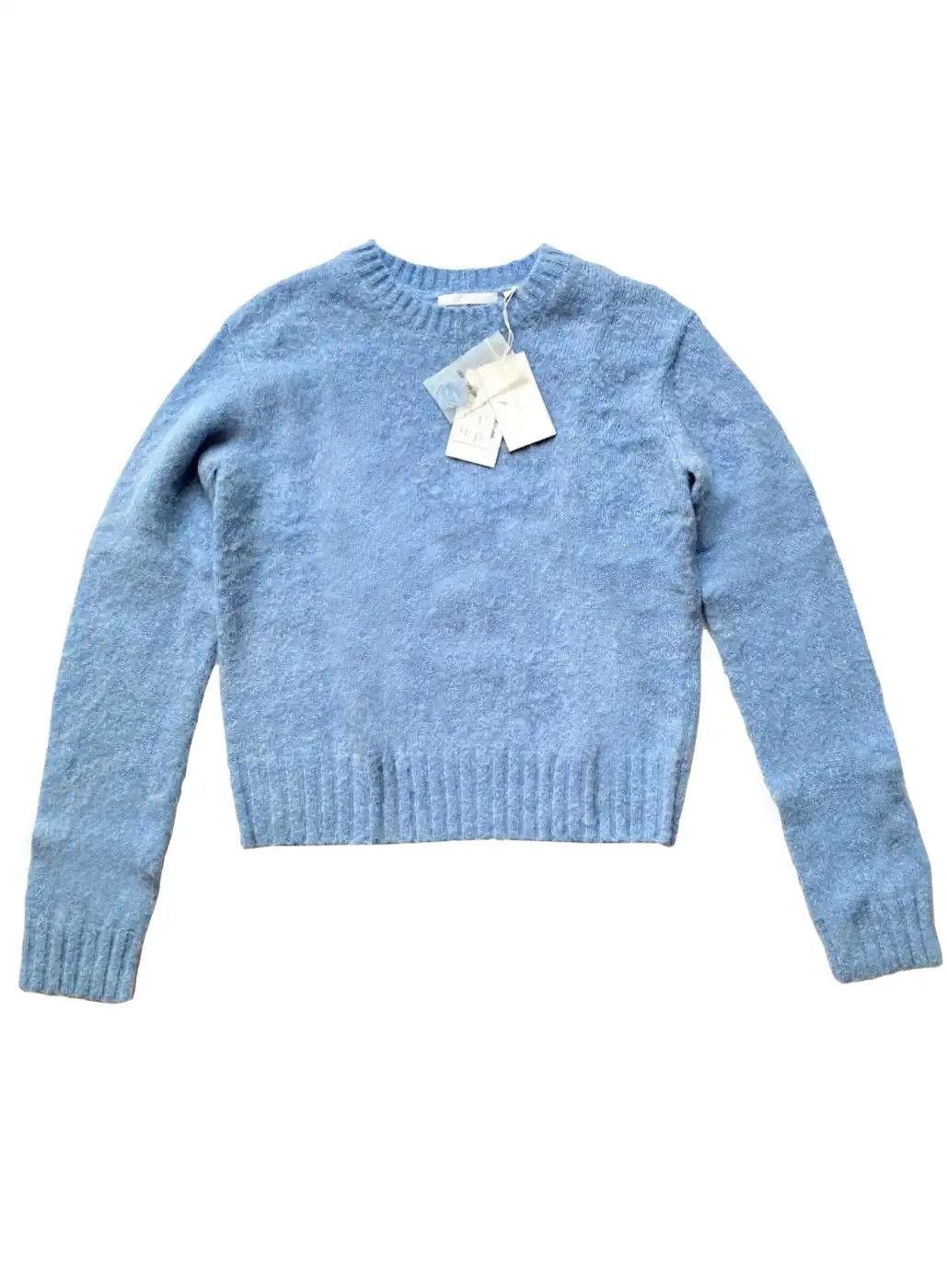 Helmut Lang ⚡️QUICK SALE⚡️Helmut Lang Blue Wool Alpaca Knit Size M / US 6-8 / IT 42-44 - 1 Thumbnail