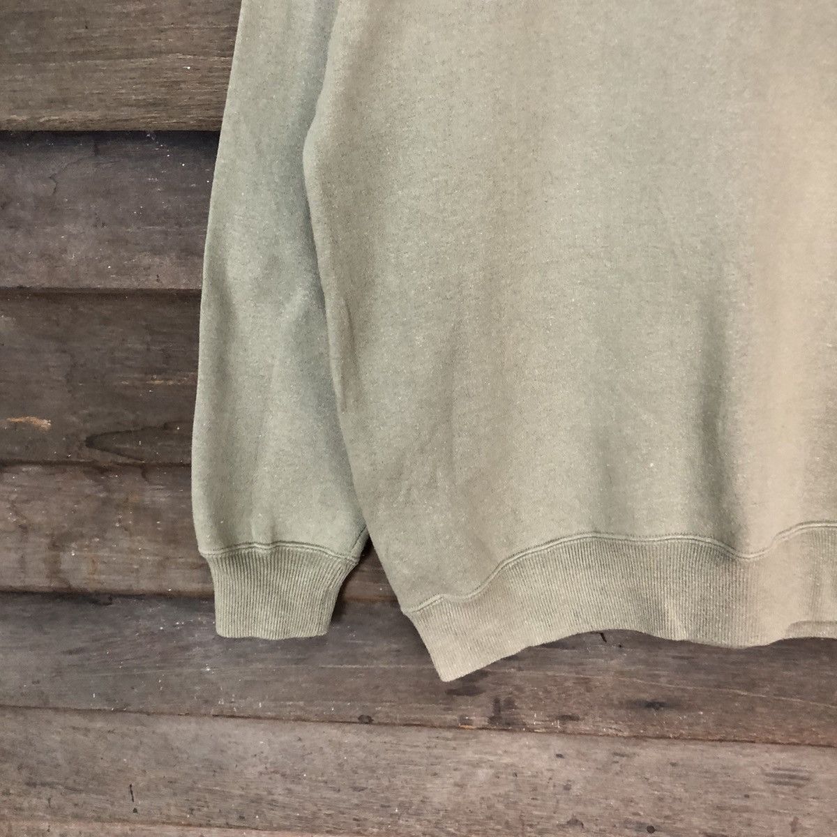 Japanese Brand RHYTHM Modern Label Cream Sweatshirt #141B Size US M / EU 48-50 / 2 - 4 Thumbnail