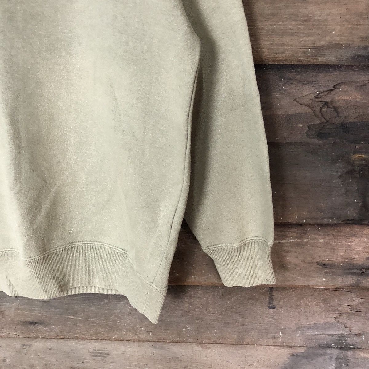 Japanese Brand RHYTHM Modern Label Cream Sweatshirt #141B Size US M / EU 48-50 / 2 - 5 Thumbnail