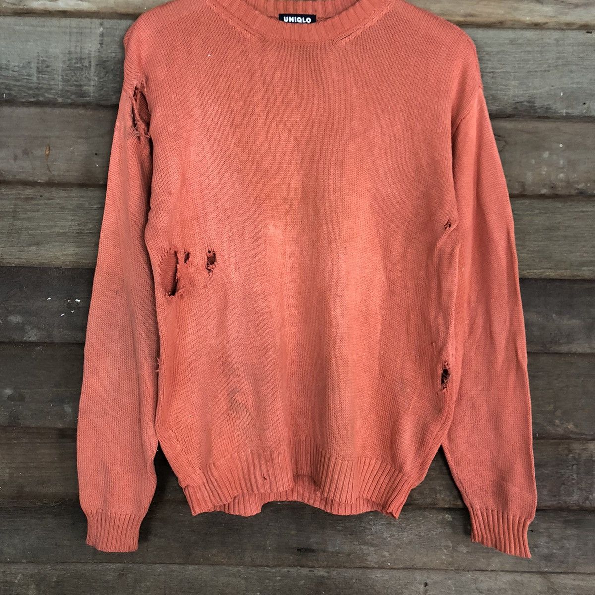 Uniqlo D Uniqlo vintage distressed streetwear Sweatshirt #c1195 Size US M / EU 48-50 / 2 - 8 Thumbnail