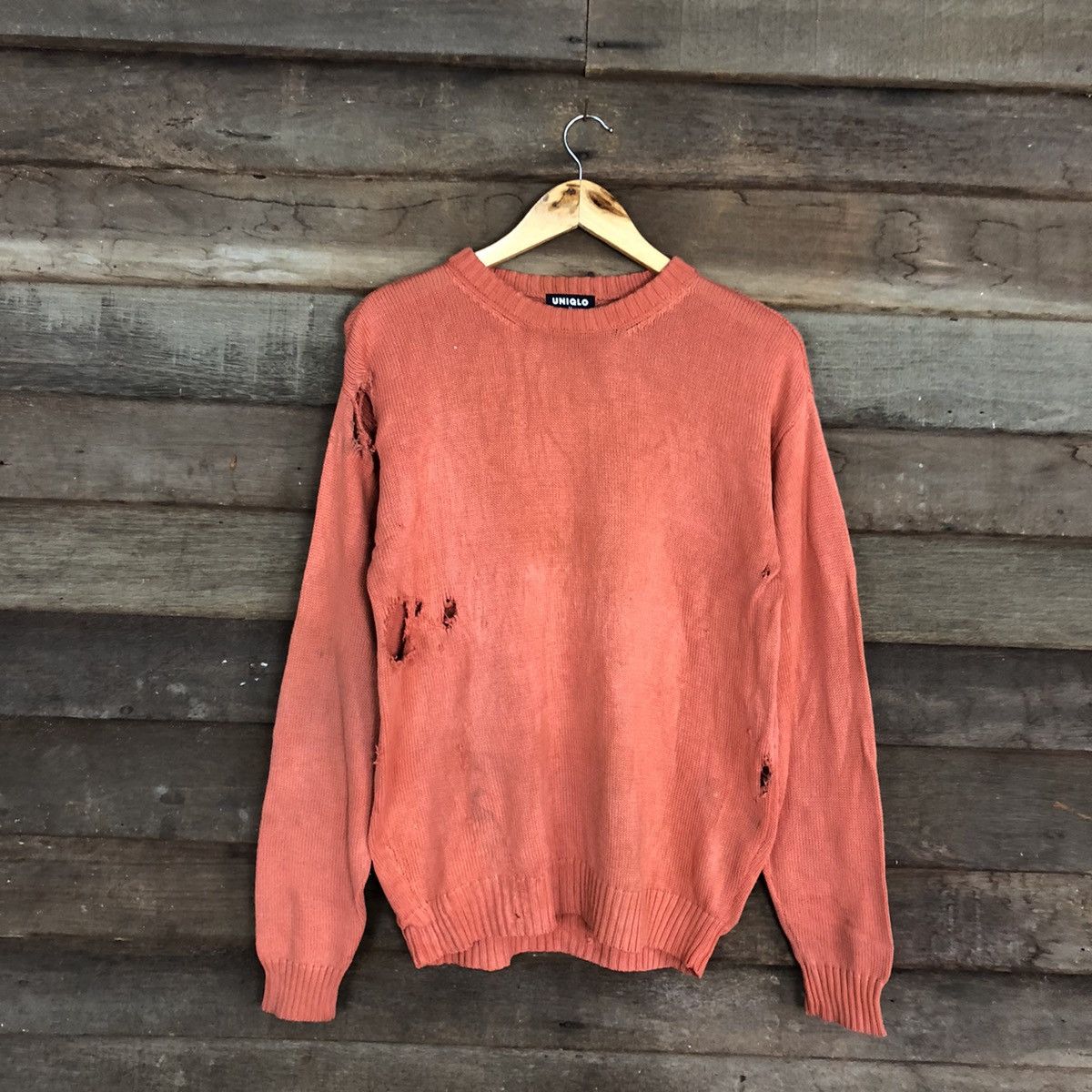 Uniqlo D Uniqlo vintage distressed streetwear Sweatshirt #c1195 Size US M / EU 48-50 / 2 - 3 Thumbnail