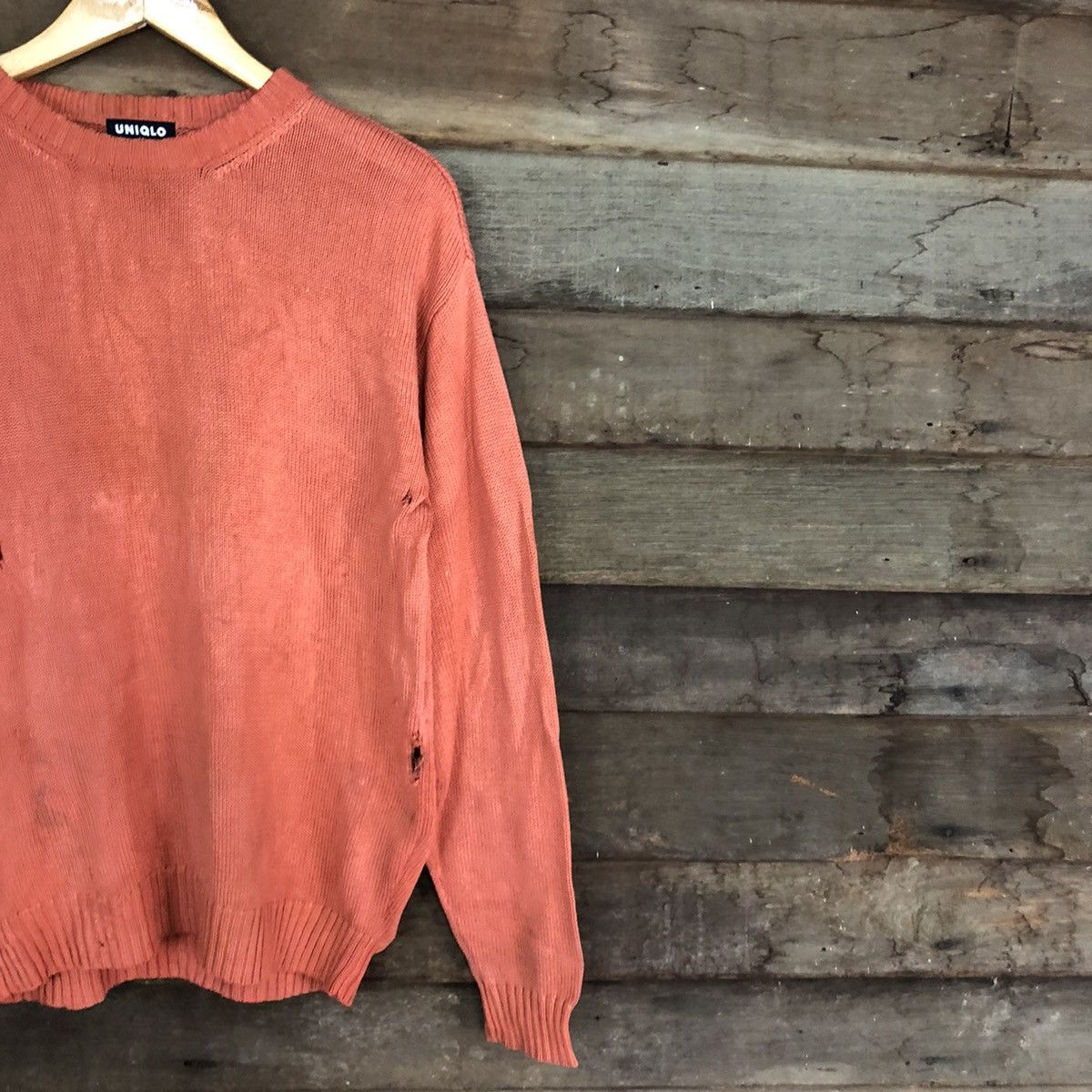 Uniqlo D Uniqlo vintage distressed streetwear Sweatshirt #c1195 Size US M / EU 48-50 / 2 - 5 Thumbnail