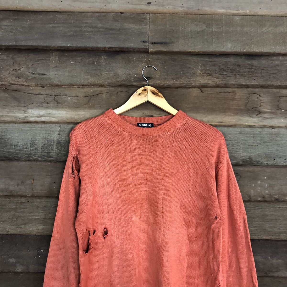 Uniqlo D Uniqlo vintage distressed streetwear Sweatshirt #c1195 Size US M / EU 48-50 / 2 - 2 Thumbnail