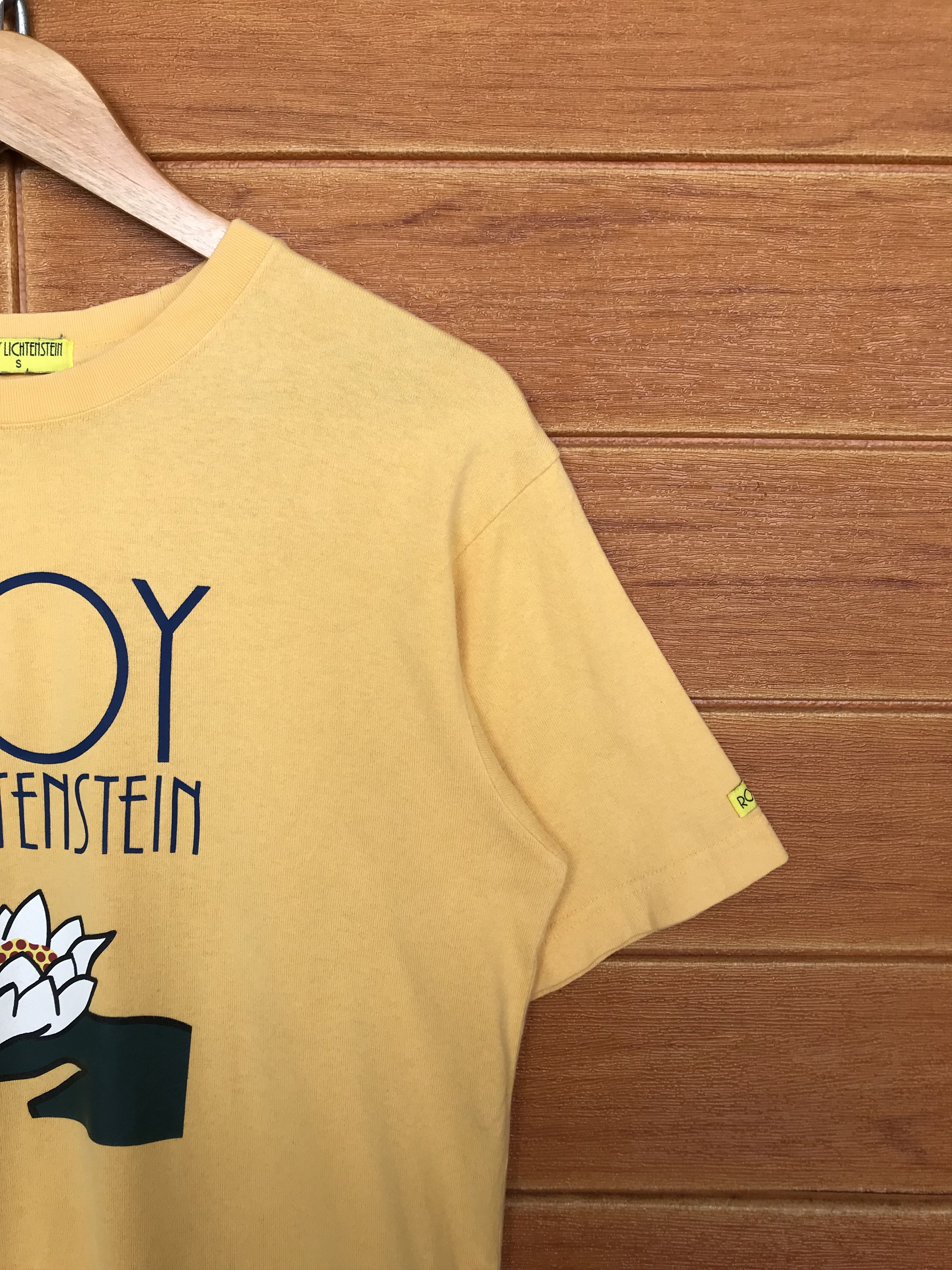 Japanese Brand Vintage ROY LICHTENSTEIN Lotus Art T-Shirt Size US S / EU 44-46 / 1 - 4 Thumbnail