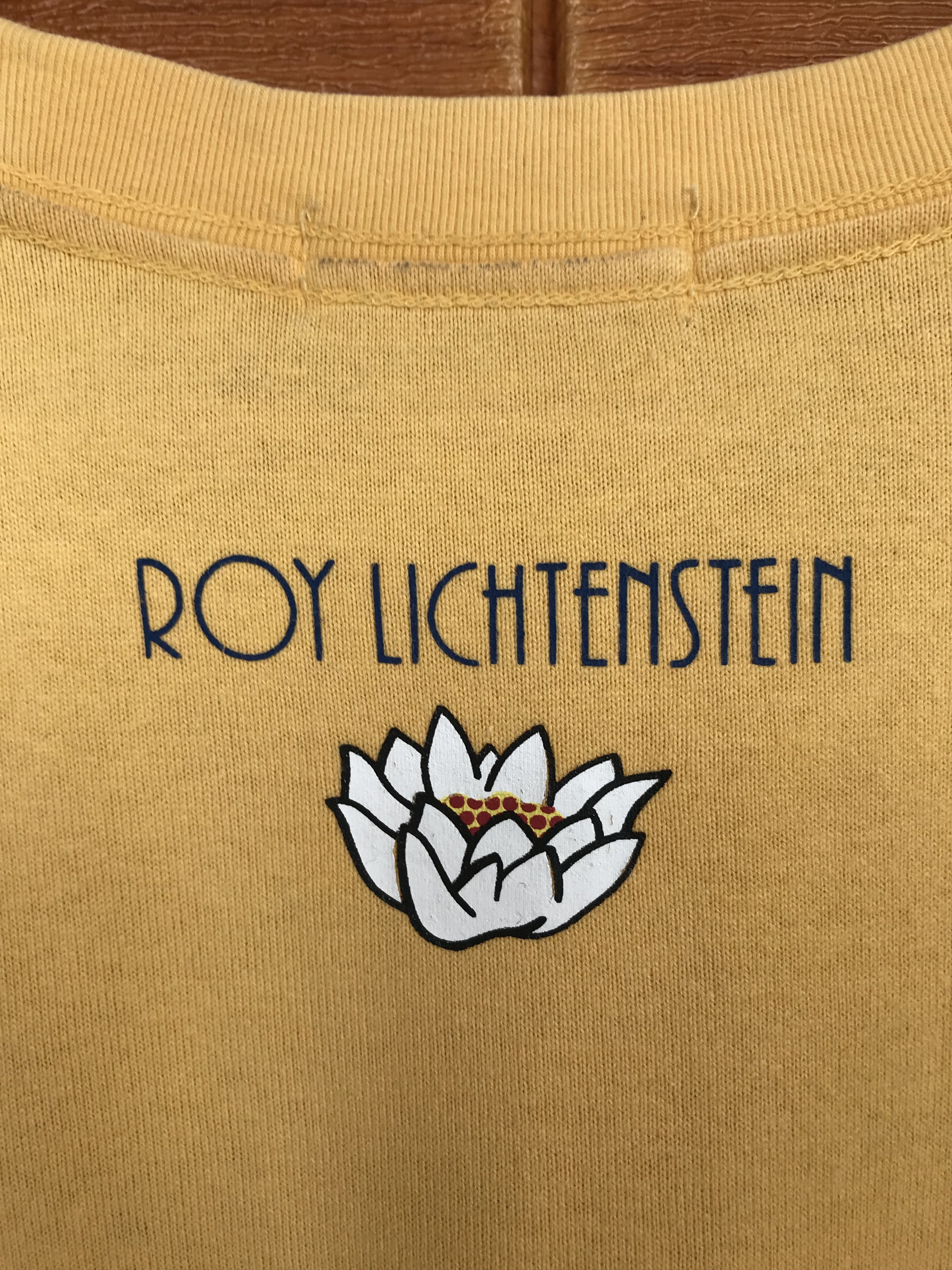 Japanese Brand Vintage ROY LICHTENSTEIN Lotus Art T-Shirt Size US S / EU 44-46 / 1 - 10 Thumbnail