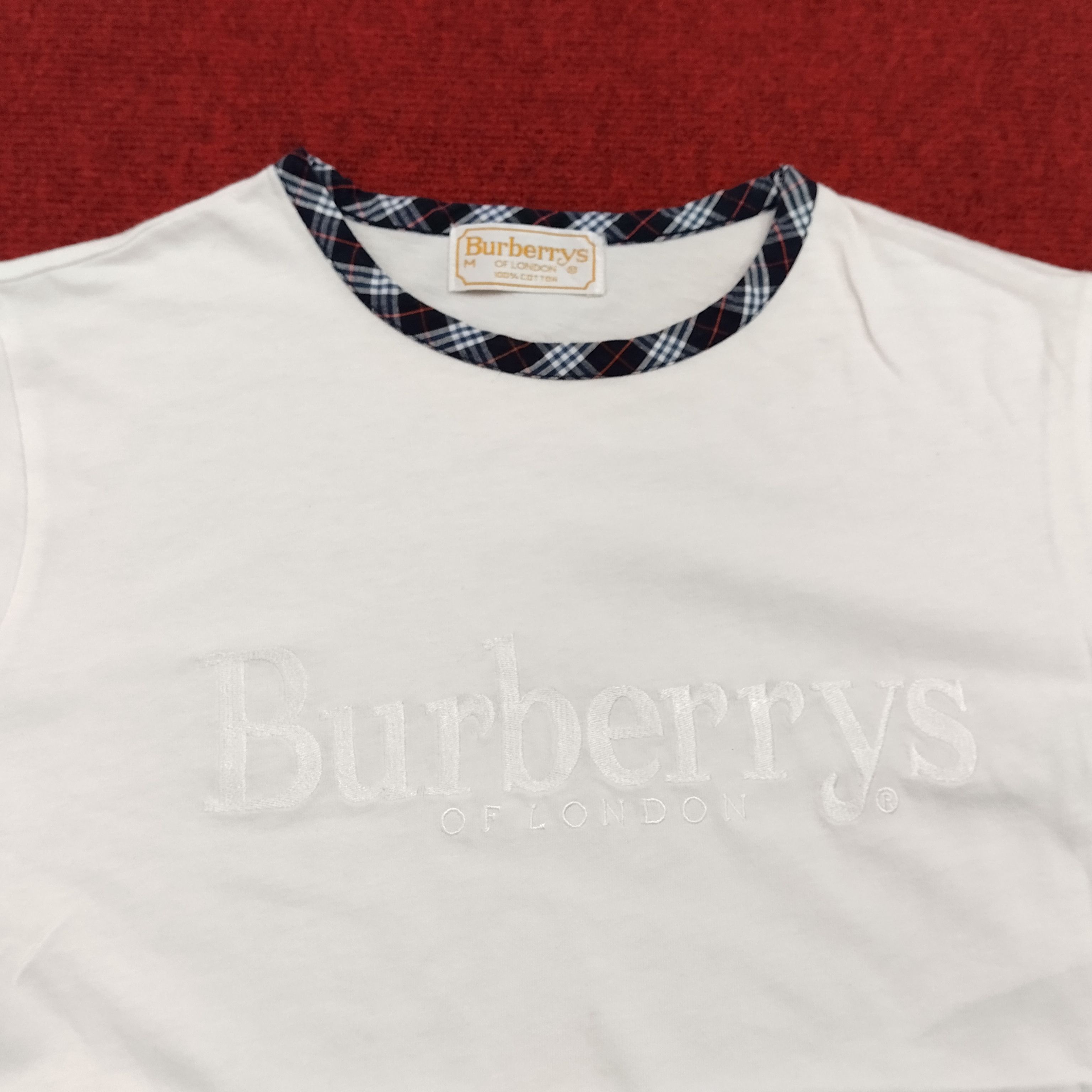 Burberry Vintage Burberry of London Nova Check T-Shirt Size S / US 4 / IT 40 - 3 Thumbnail