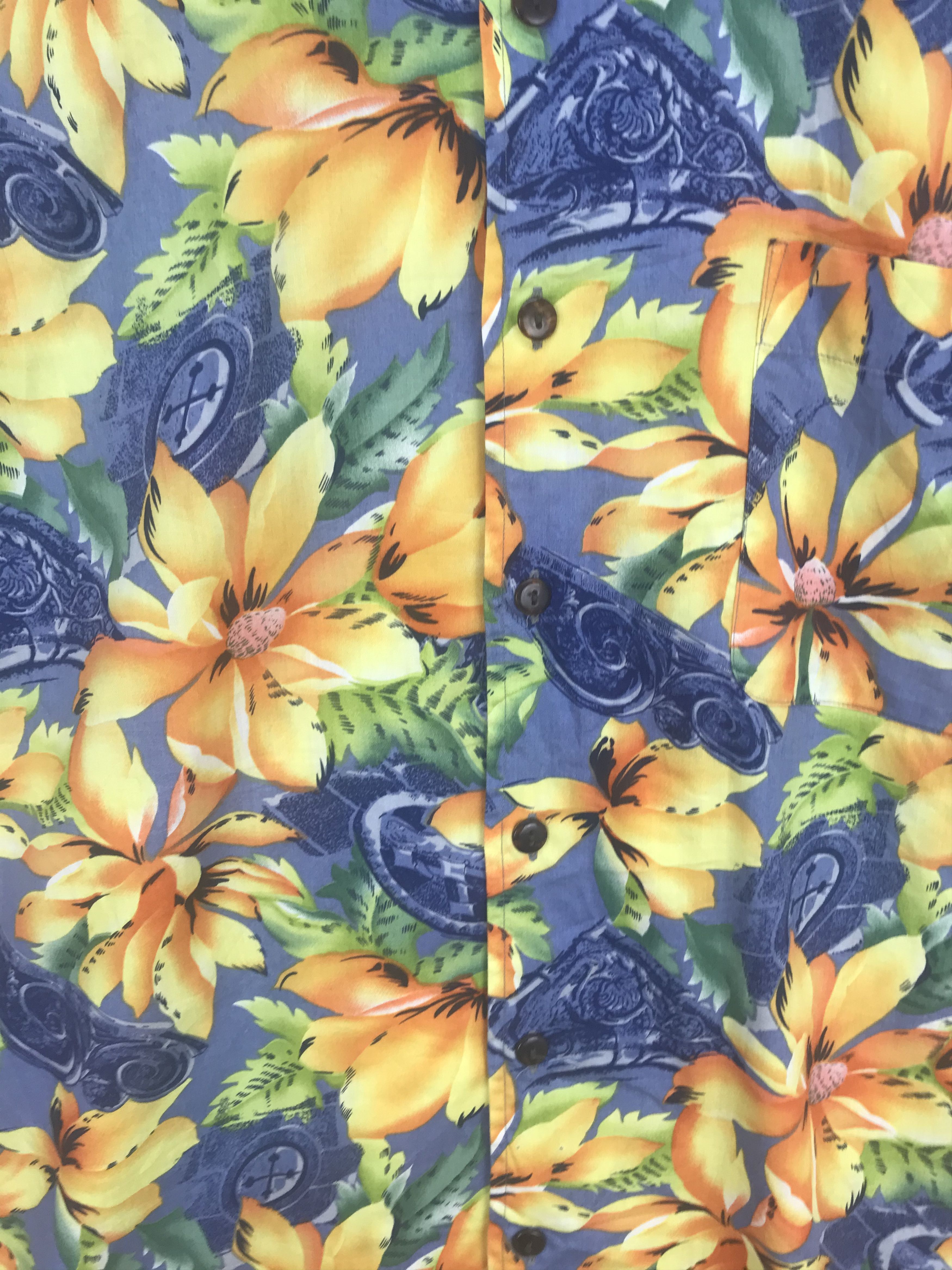 Hysteric Glamour Vintage Japan Hawaiian Laxzy Flowers Baroque Shirt Size US L / EU 52-54 / 3 - 5 Thumbnail