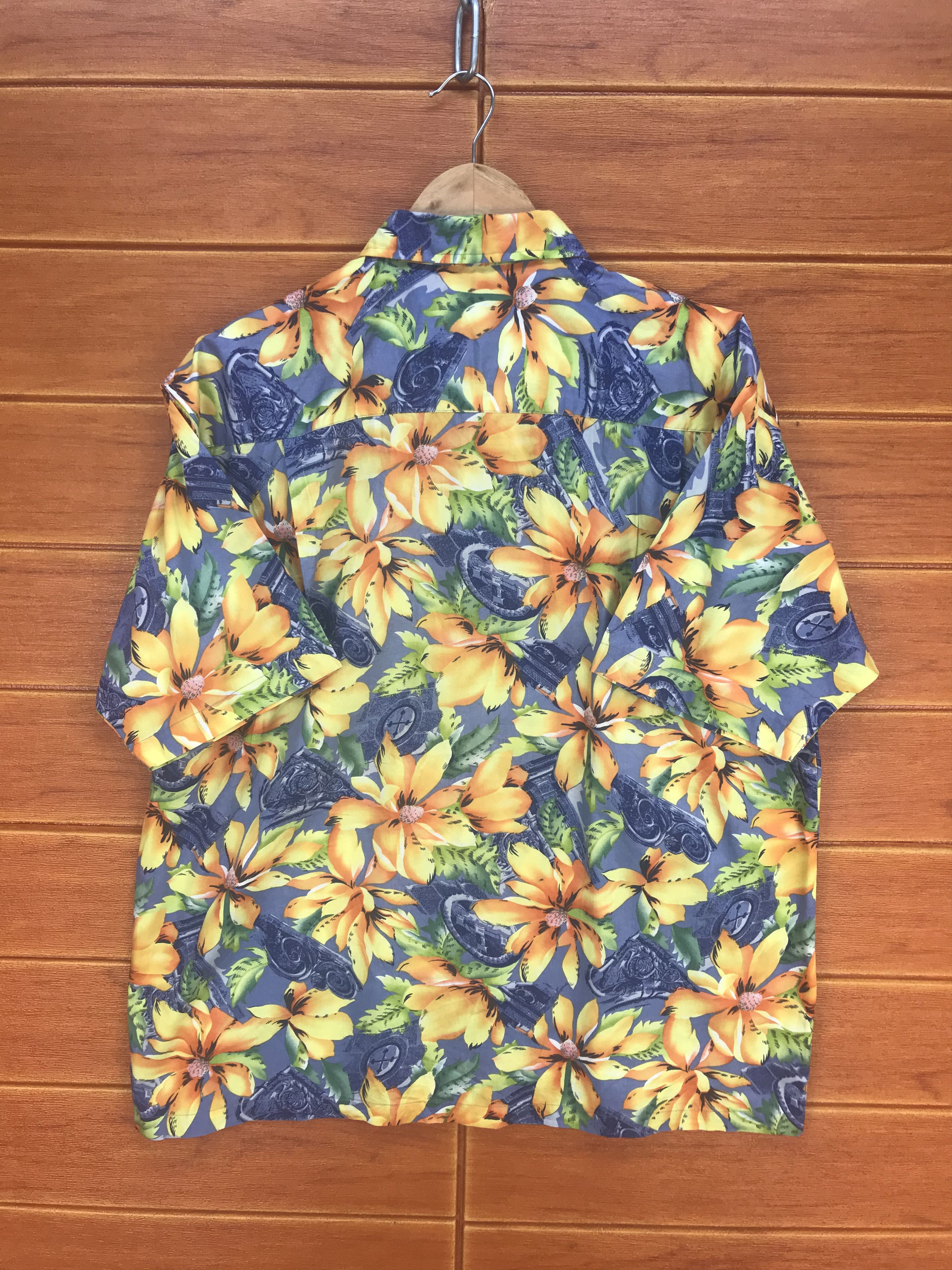 Hysteric Glamour Vintage Japan Hawaiian Laxzy Flowers Baroque Shirt Size US L / EU 52-54 / 3 - 8 Thumbnail