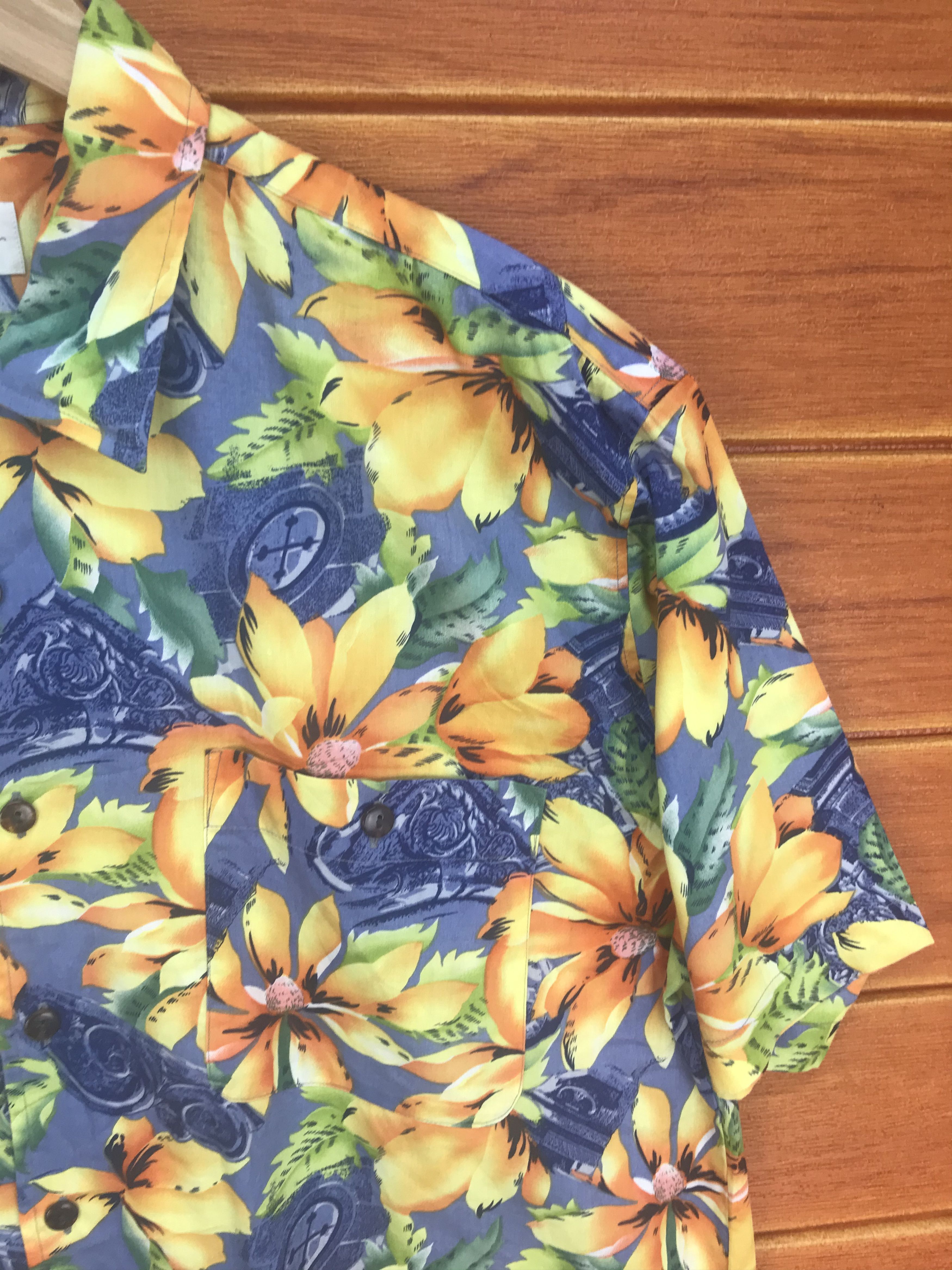 Hysteric Glamour Vintage Japan Hawaiian Laxzy Flowers Baroque Shirt Size US L / EU 52-54 / 3 - 4 Thumbnail