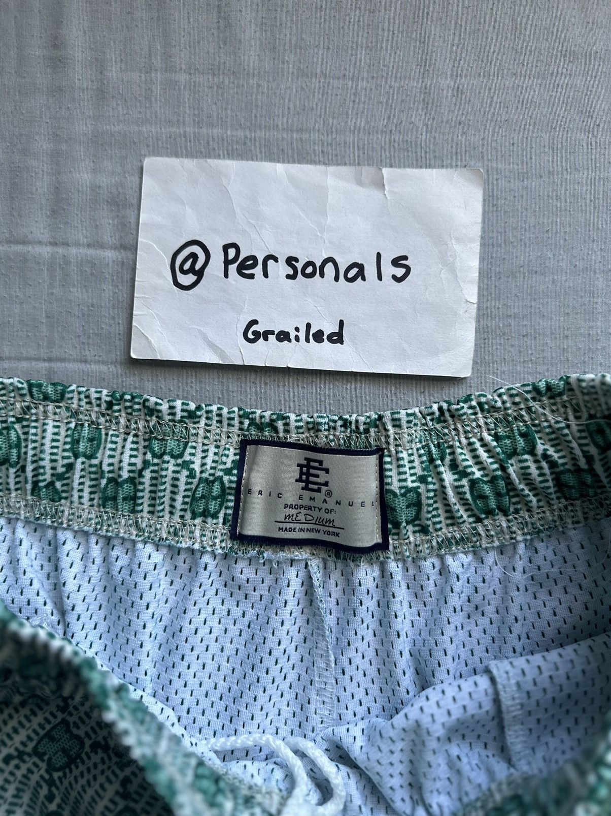 Eric Emanuel Eric Emanuel Green Gucci Inspired Shorts Medium Size US 32 / EU 48 - 10 Thumbnail