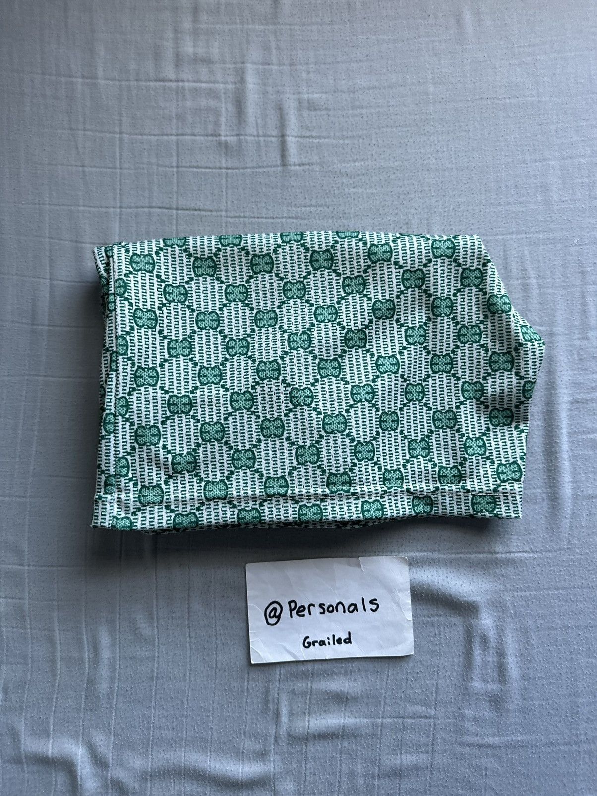 Eric Emanuel Eric Emanuel Green Gucci Inspired Shorts Medium Size US 32 / EU 48 - 14 Thumbnail