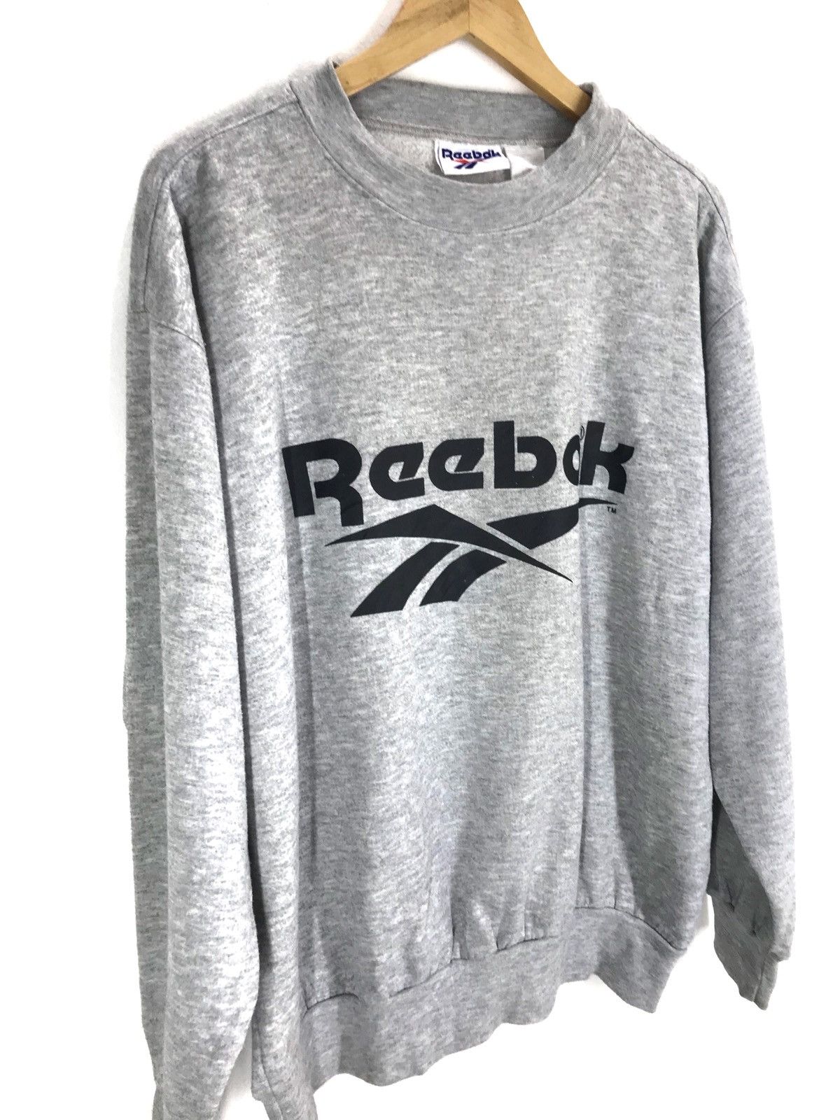 Reebok Vintage REEBOK Spell Out Big logo Sweatshirt Size US L / EU 52-54 / 3 - 2 Thumbnail