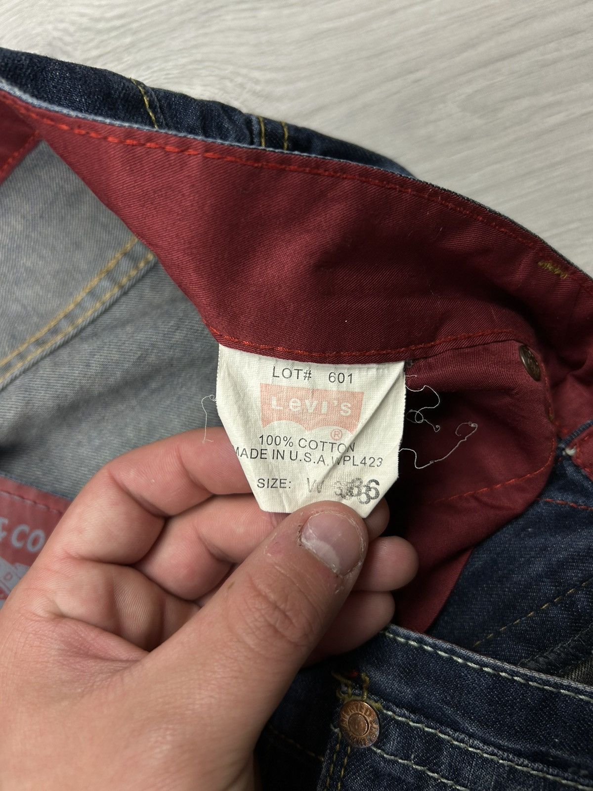 Levi's × Levi's Vintage Clothing Levi’s Vintage USA denim Jeans size 33 Size US 33 - 6 Thumbnail
