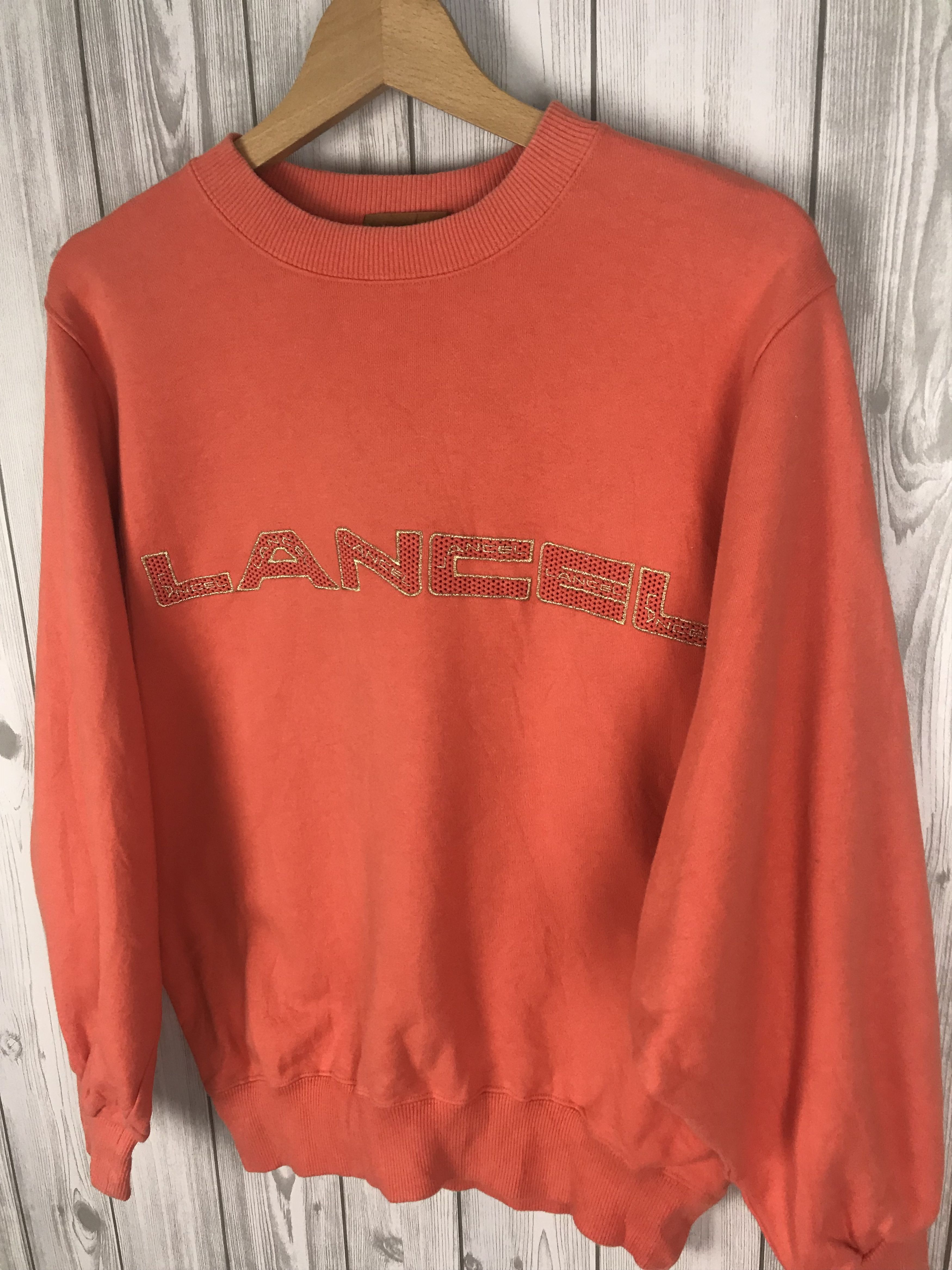 Lancel Vintage LANCEL PARIS Embroidered Sweatshirt Size US M / EU 48-50 / 2 - 4 Thumbnail
