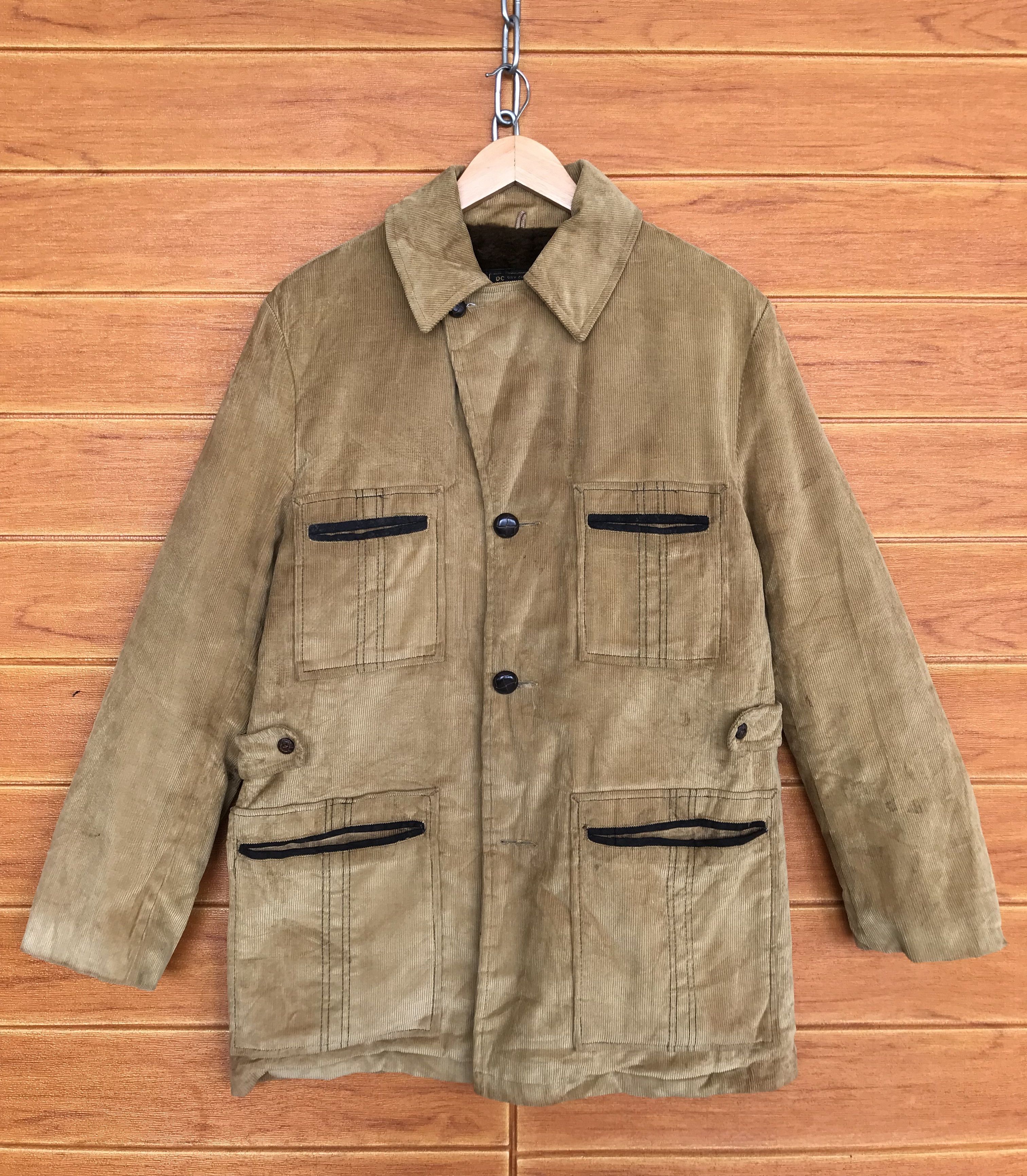 JCPenney Vintage 80s Towncraft JC Penney Corduroy Fur Jacket Size US L / EU 52-54 / 3 - 1 Thumbnail