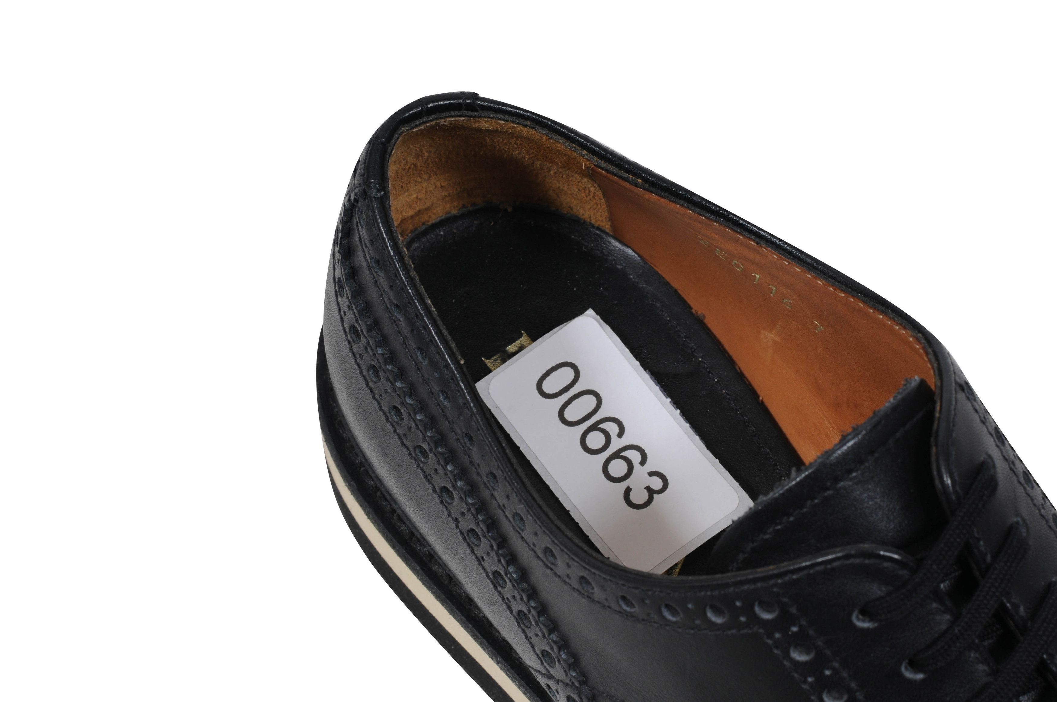 Prada Chunky Platform Derby Medallion Wingtip Brogues - 00663 Size US 8 / EU 41 - 7 Thumbnail
