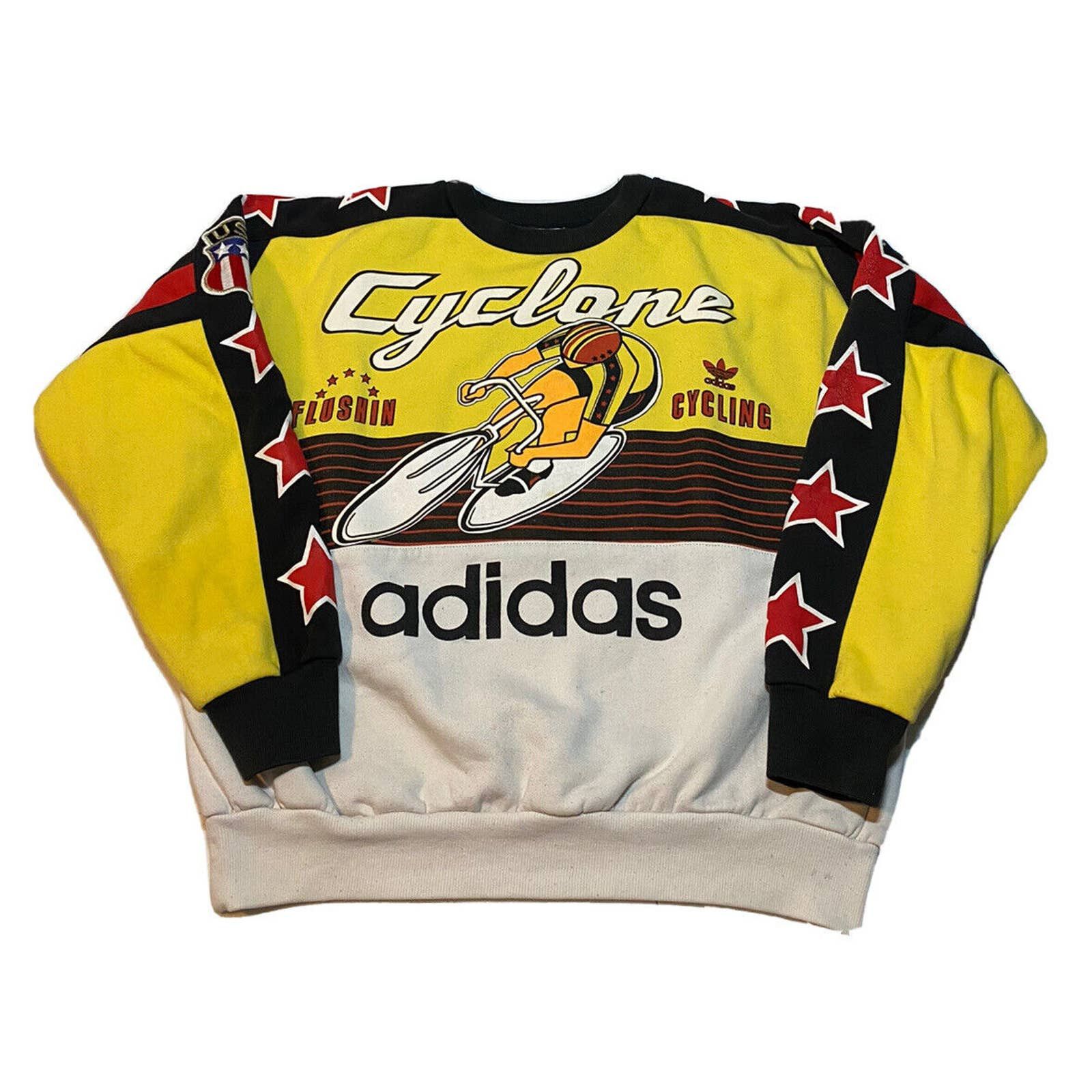 adidas Cyclone サイクリング スウェット Adidas Cycling Cyclone Sweatshirt XL – Payday Vintage