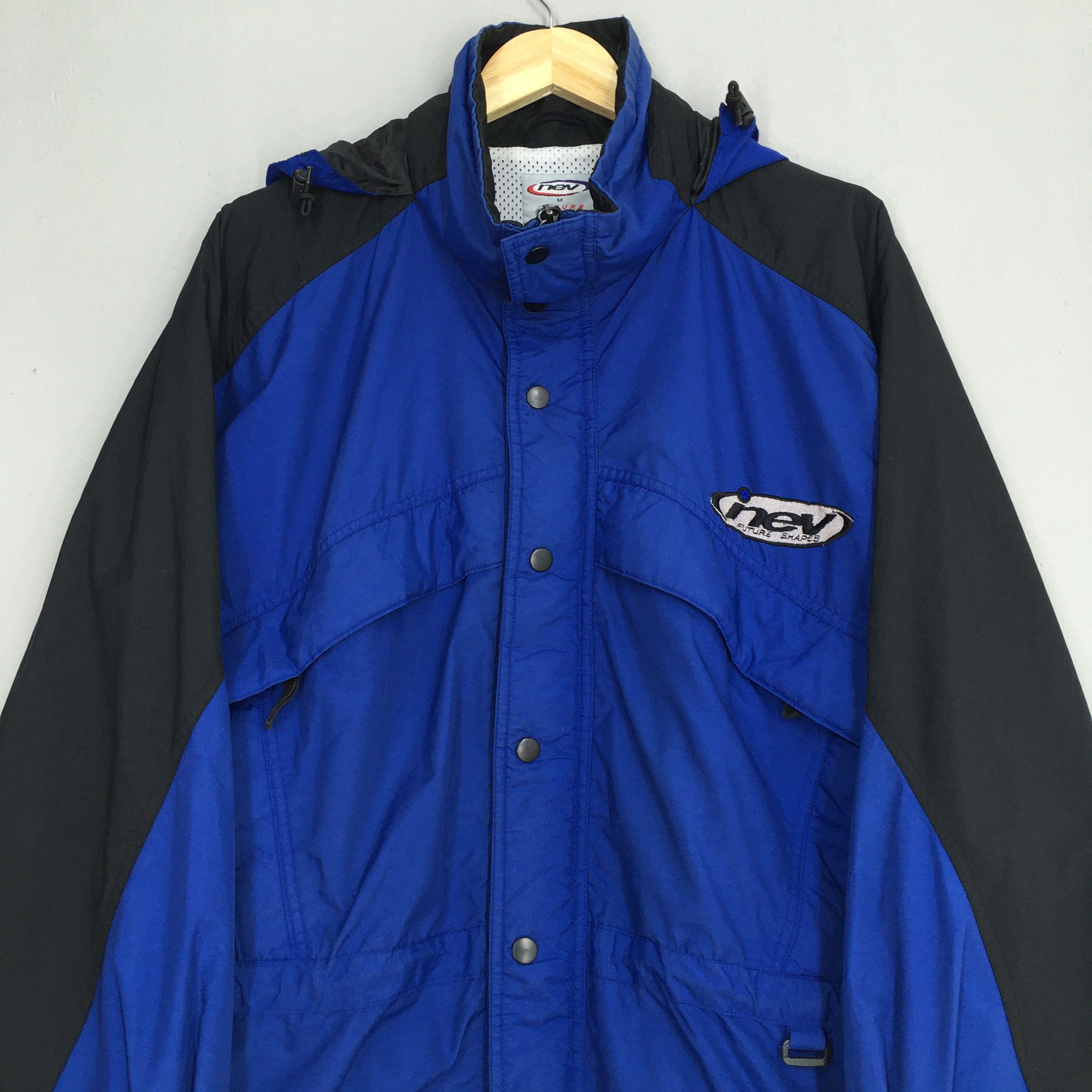 Vintage Vintage 90s Nev Tracksuit Windbreaker Jacket Hoodie Medium Size US M / EU 48-50 / 2 - 2 Thumbnail