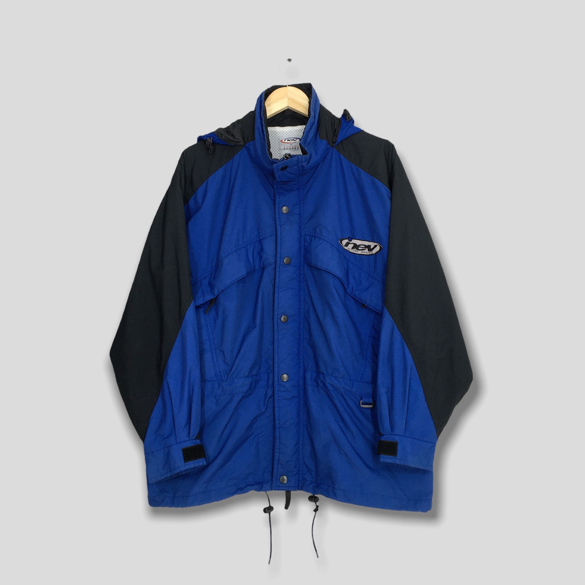 Vintage Vintage 90s Nev Tracksuit Windbreaker Jacket Hoodie Medium Size US M / EU 48-50 / 2 - 1 Thumbnail