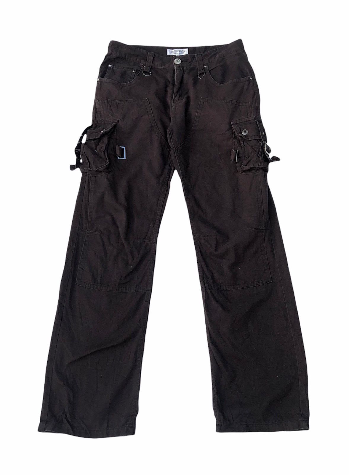 Japanese Brand 🔥Japanese Lowbox Double Knee Multi Pocket Cargo Pants🔥 Size US 30 / EU 46 - 1 Thumbnail