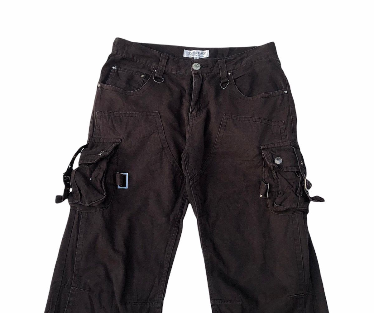 Japanese Brand 🔥Japanese Lowbox Double Knee Multi Pocket Cargo Pants🔥 Size US 30 / EU 46 - 3 Thumbnail