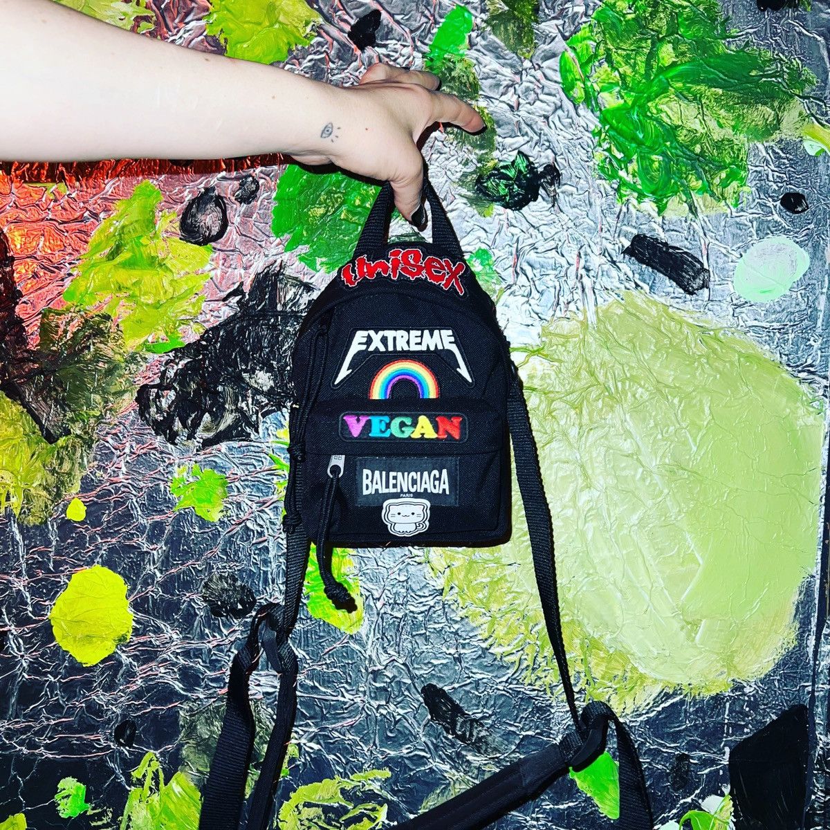Balenciaga Extrem Vegan 🌱 Mini Bag 🐱 Size ONE SIZE - 2 Thumbnail