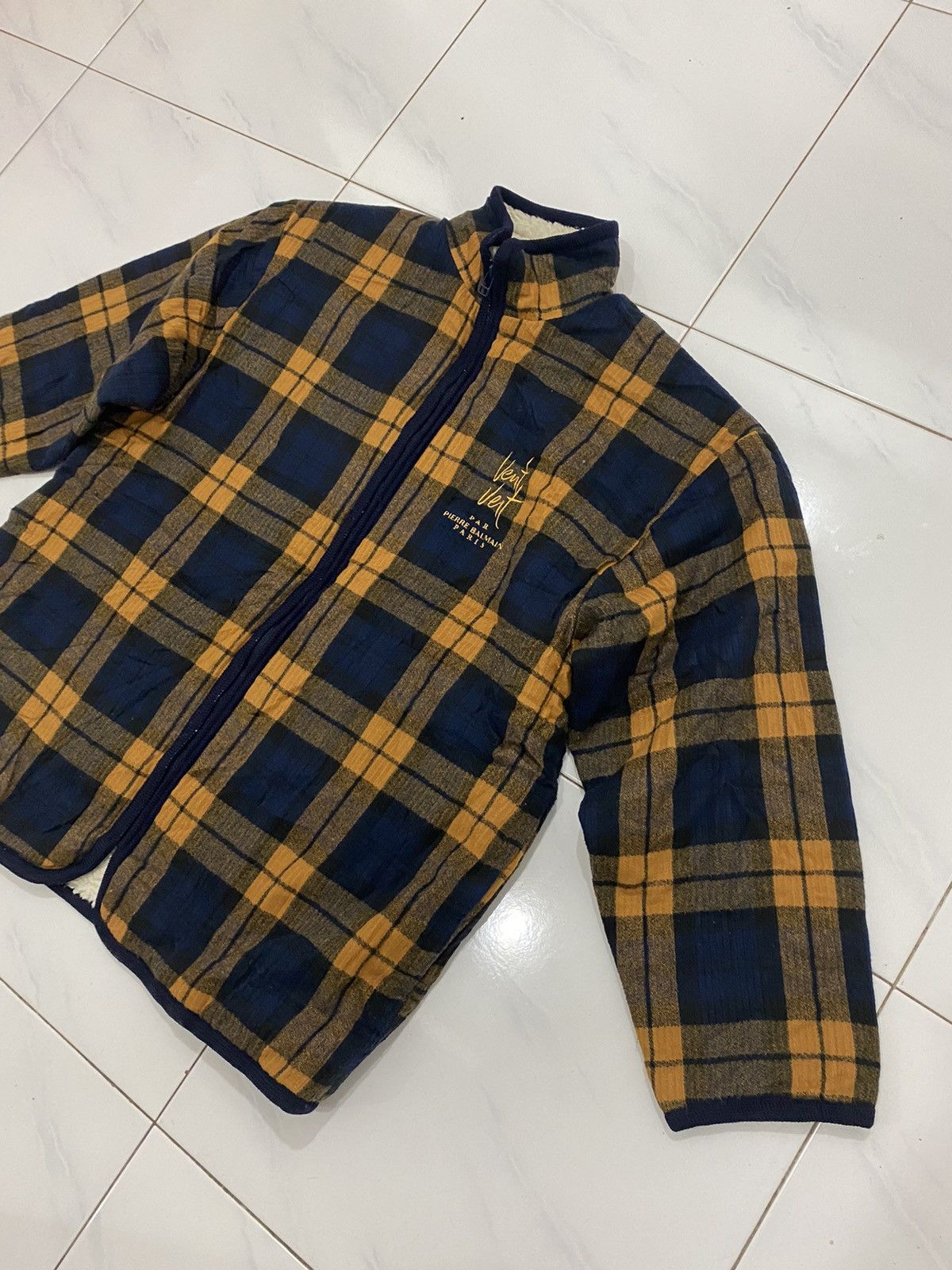 Pierre Balmain 🔥Vintage🔥 Vent Vent By Pierre Balmain Sherpa Fleece Jacket Size US M / EU 48-50 / 2 - 4 Thumbnail