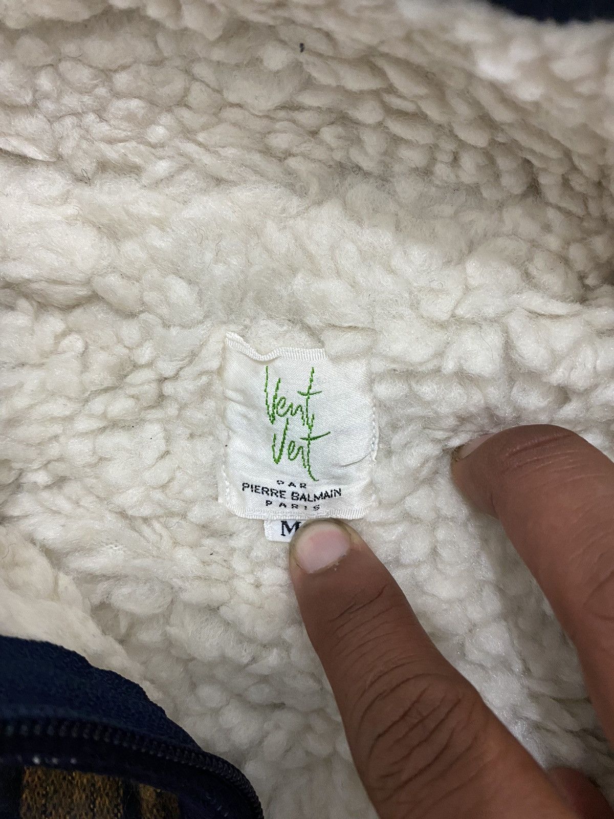 Pierre Balmain 🔥Vintage🔥 Vent Vent By Pierre Balmain Sherpa Fleece Jacket Size US M / EU 48-50 / 2 - 6 Thumbnail