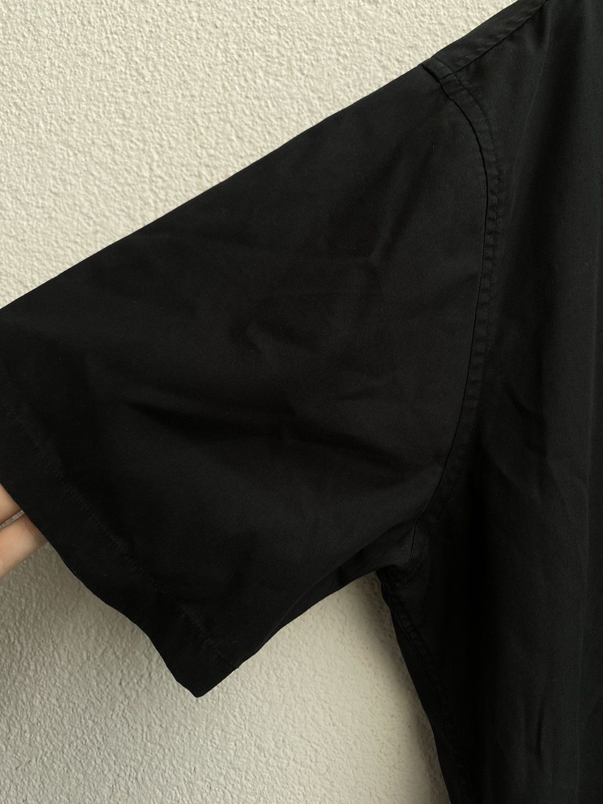 Yves Saint Laurent Black YSL Shirt Summer Vintage Yves Saint Laurent Logo 90s Size US XL / EU 56 / 4 - 18 Thumbnail