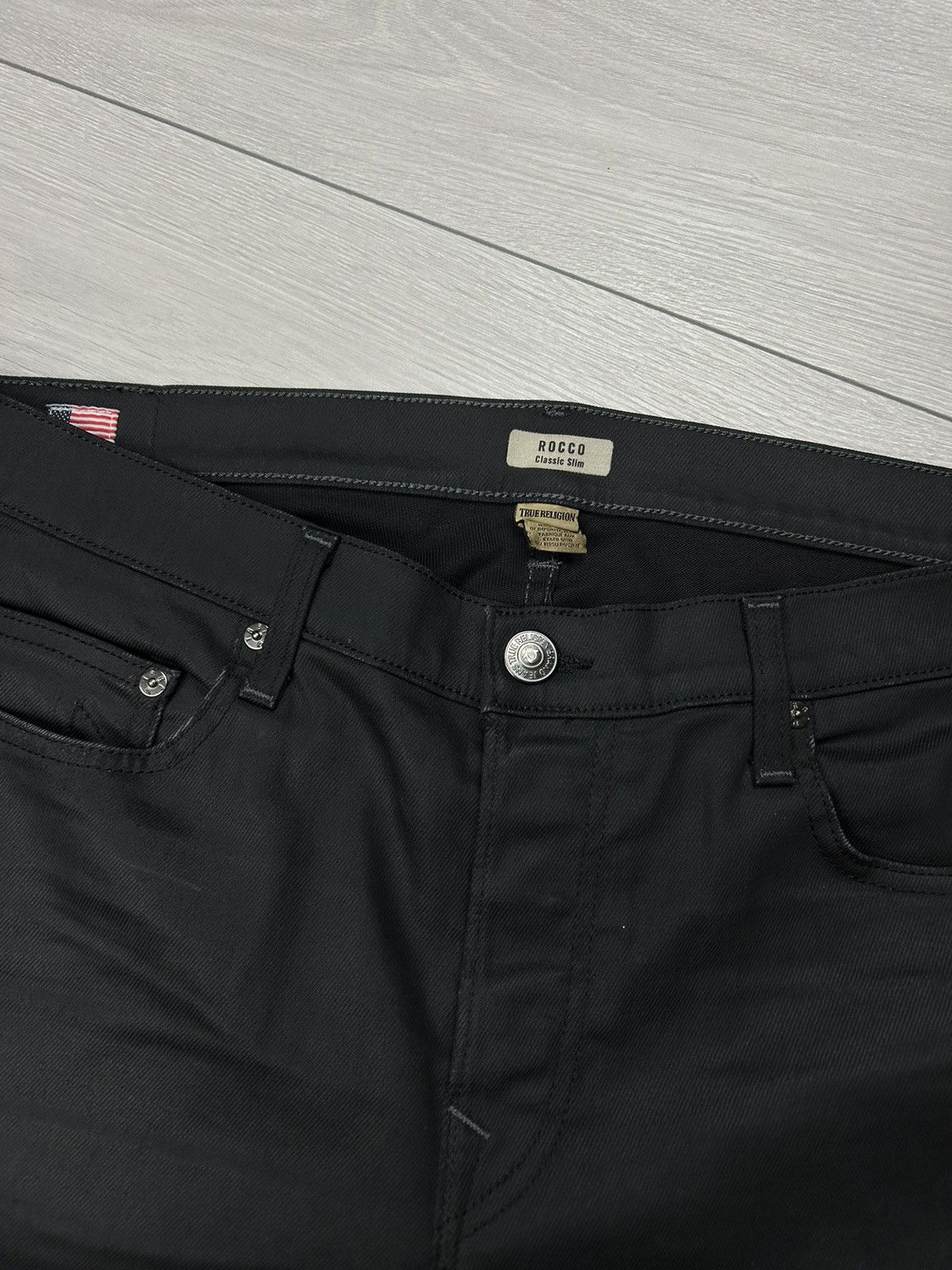 True Religion True Religion Denim Jeans Black size 36 USA Size US 36 / EU 52 - 4 Thumbnail