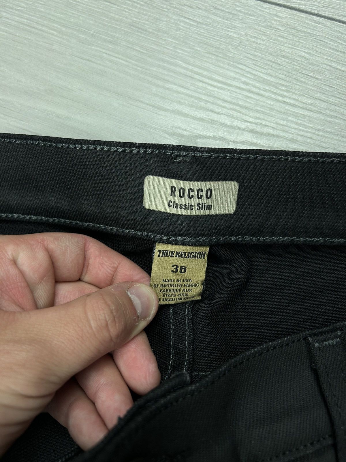 True Religion True Religion Denim Jeans Black size 36 USA Size US 36 / EU 52 - 5 Thumbnail