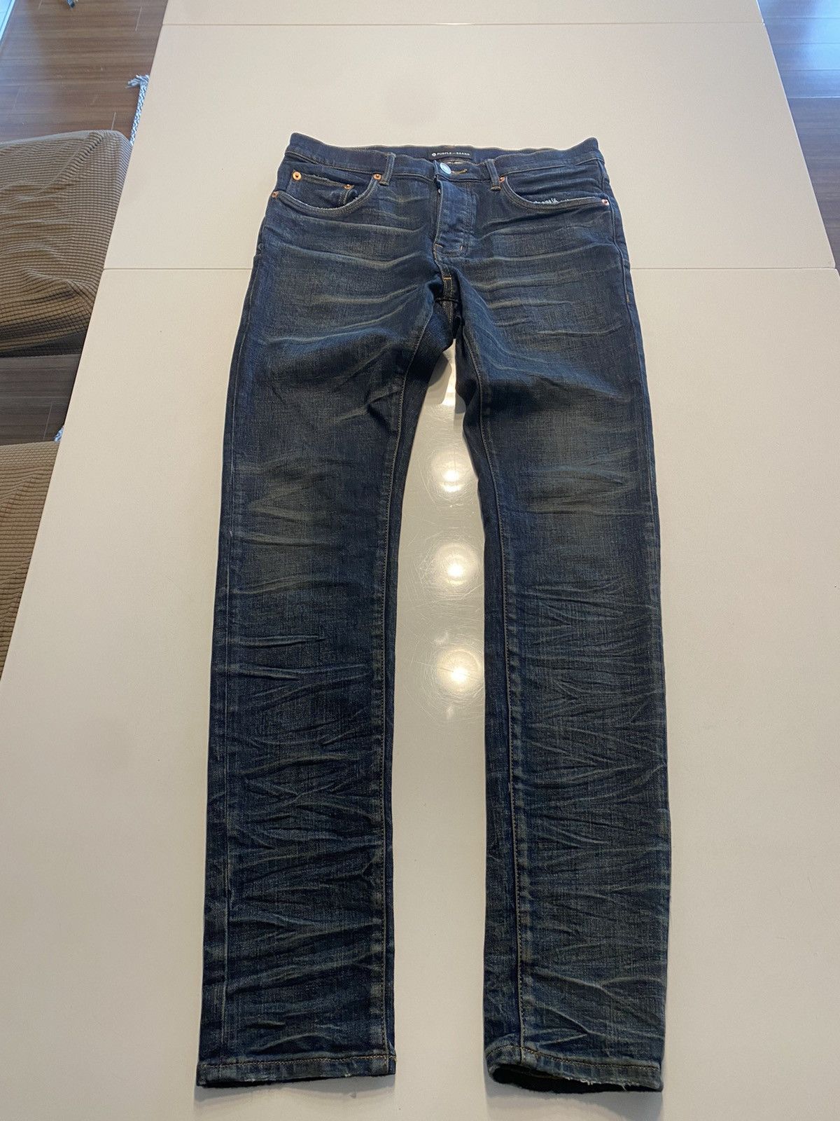 Purple skinny jean