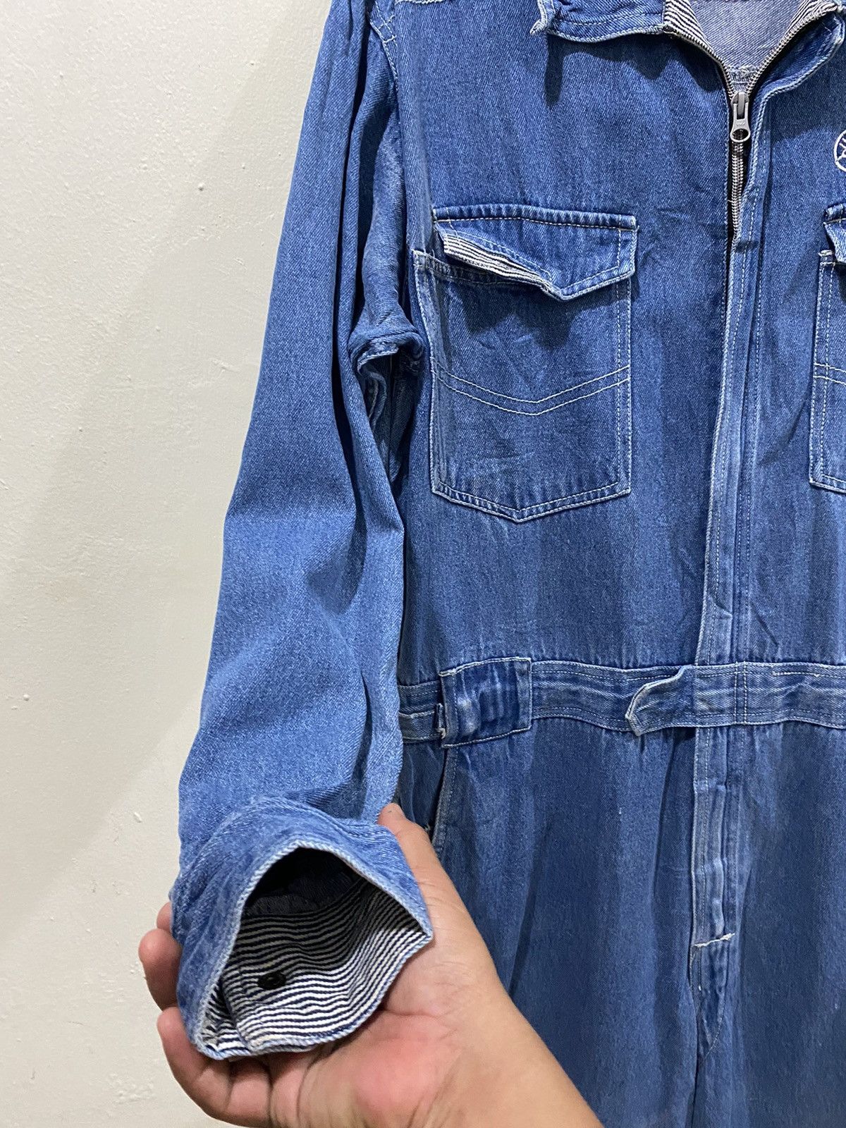 Yamaha VTG YAMAHA JAPAN Denim Coverall Size XL Size US 38 / EU 54 - 6 Thumbnail