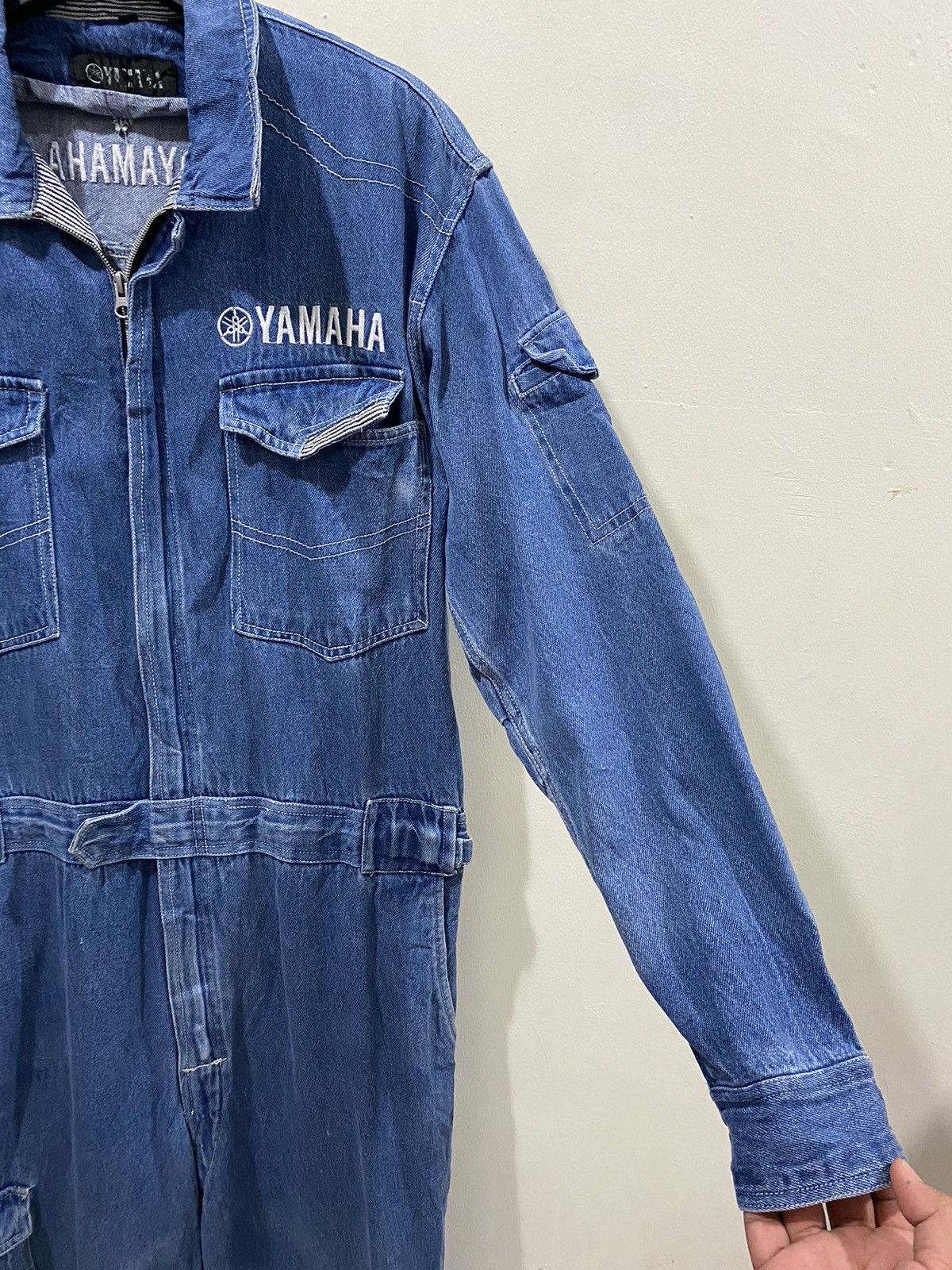 Yamaha VTG YAMAHA JAPAN Denim Coverall Size XL Size US 38 / EU 54 - 4 Thumbnail