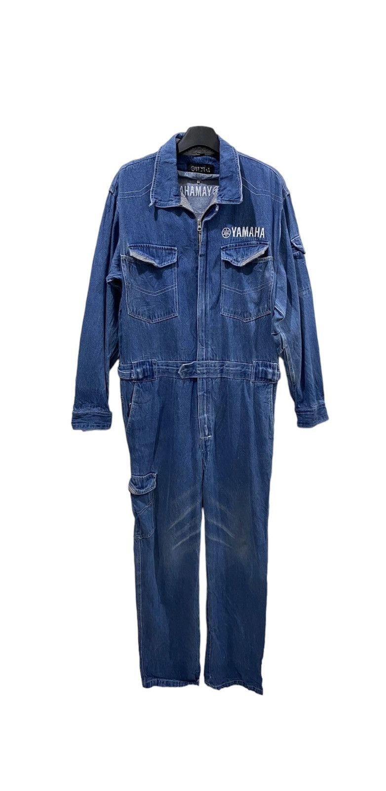 Yamaha VTG YAMAHA JAPAN Denim Coverall Size XL Size US 38 / EU 54 - 1 Thumbnail