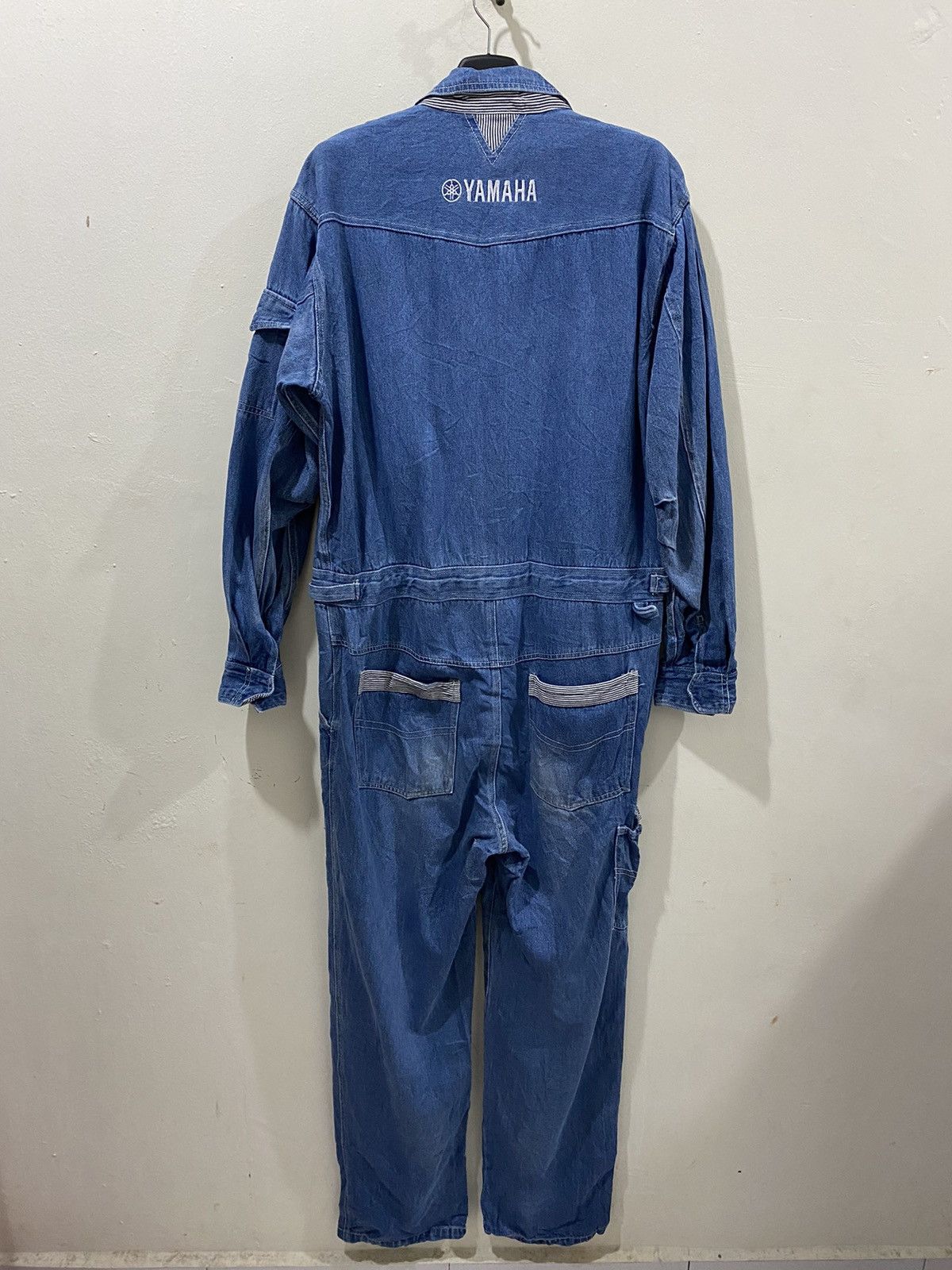 Yamaha VTG YAMAHA JAPAN Denim Coverall Size XL Size US 38 / EU 54 - 10 Thumbnail