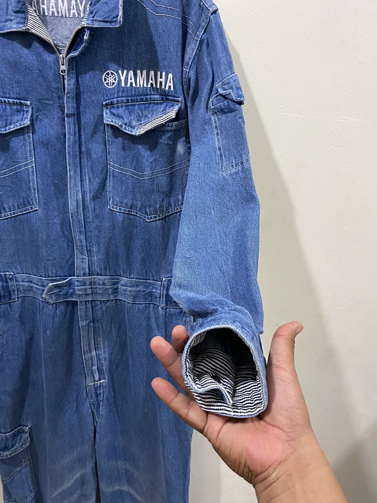 Yamaha VTG YAMAHA JAPAN Denim Coverall Size XL Size US 38 / EU 54 - 5 Thumbnail