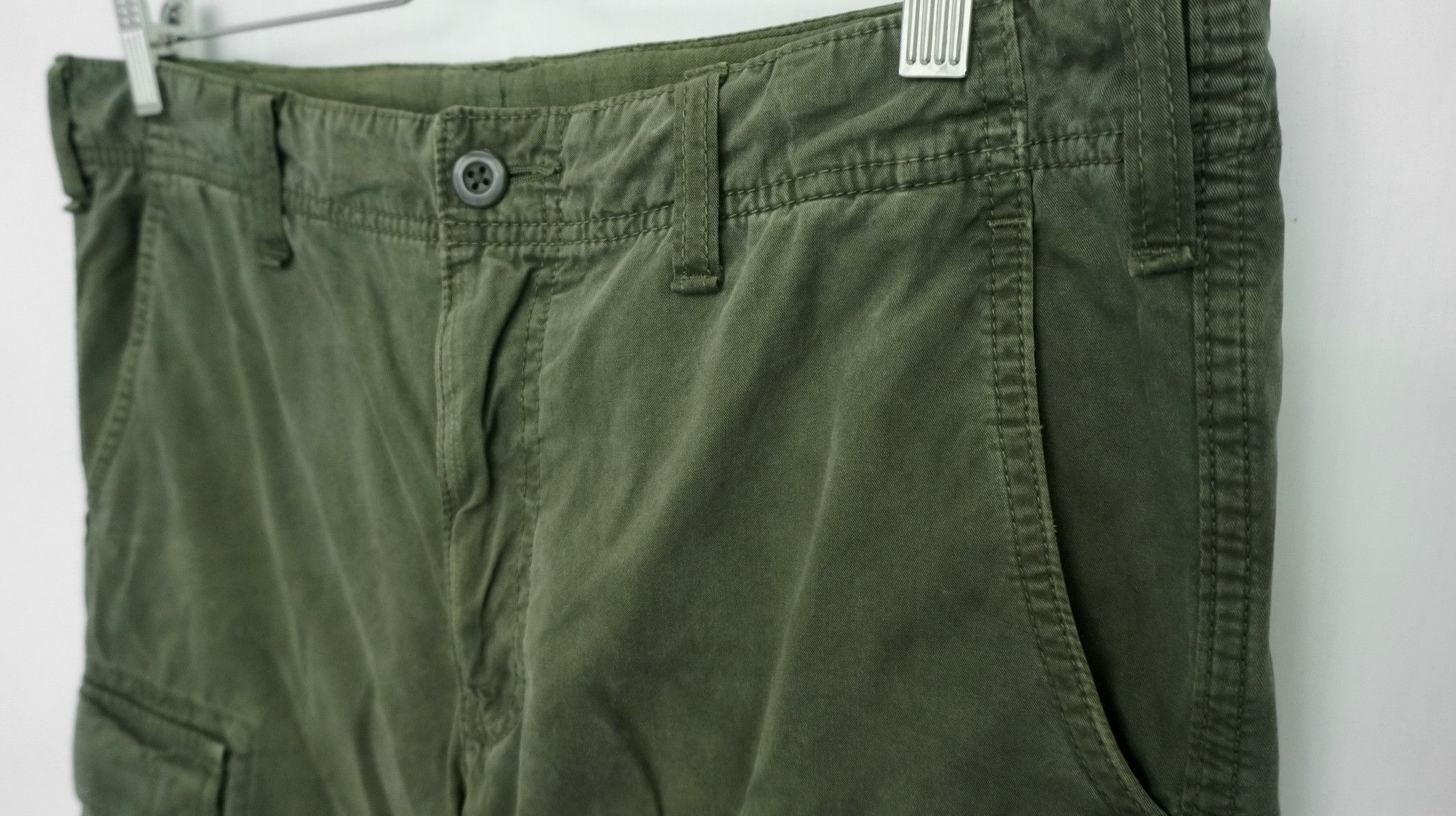 Japanese Brand × Uniqlo Uniqlo Army Worn Out Faded Tactical Cargo Pants Size US 32 / EU 48 - 7 Thumbnail