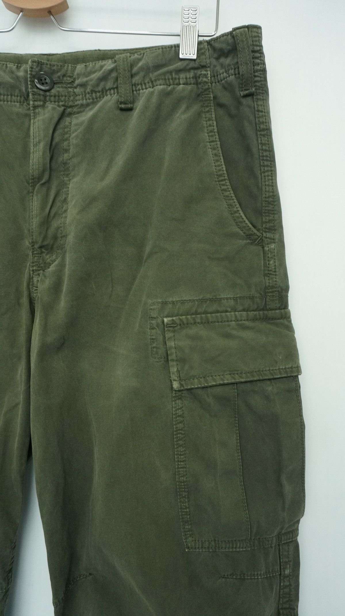 Japanese Brand × Uniqlo Uniqlo Army Worn Out Faded Tactical Cargo Pants Size US 32 / EU 48 - 5 Thumbnail